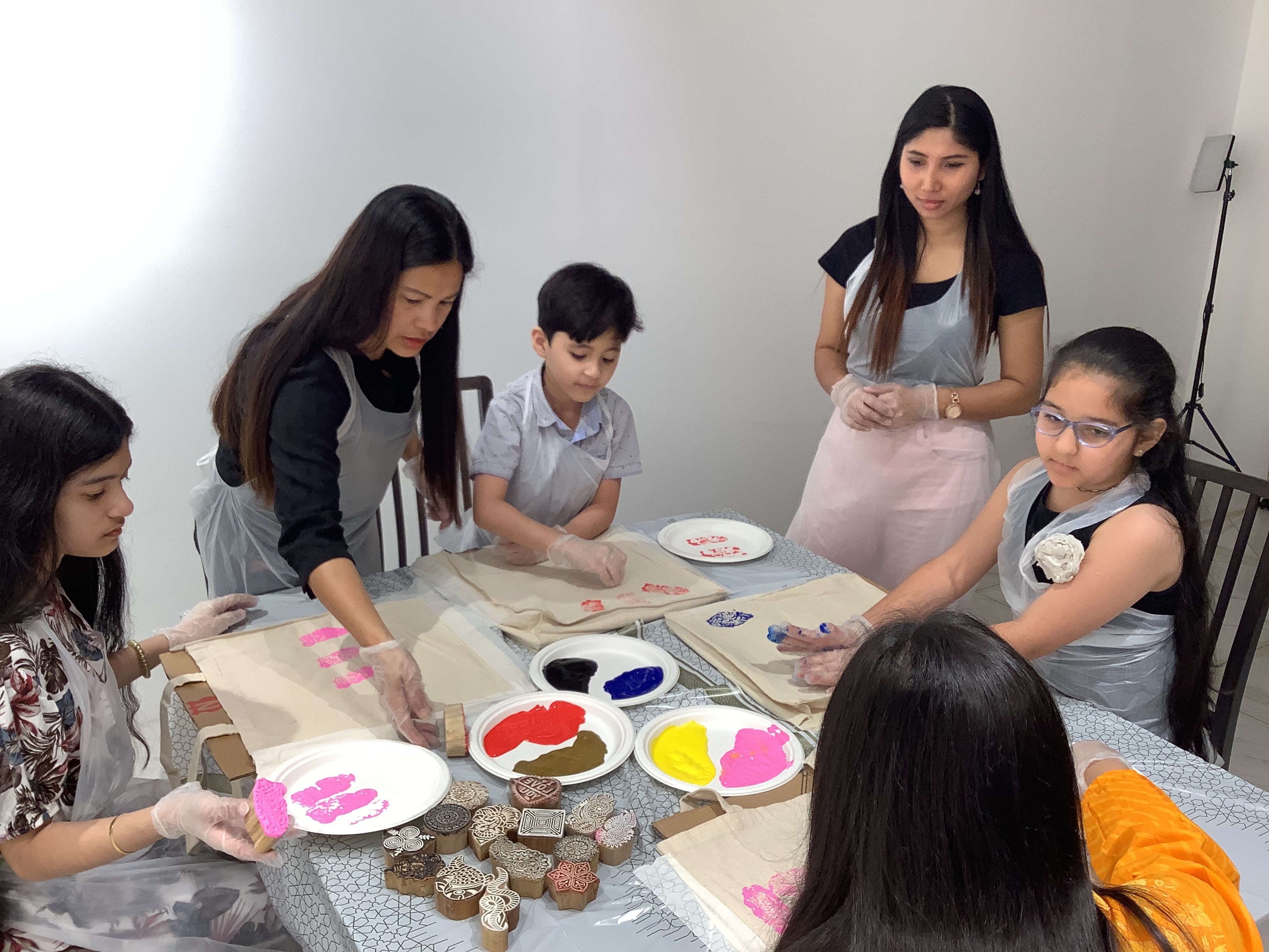 Preserving Tradition: Hand Block Printing Workshop for Teens and Young Adults