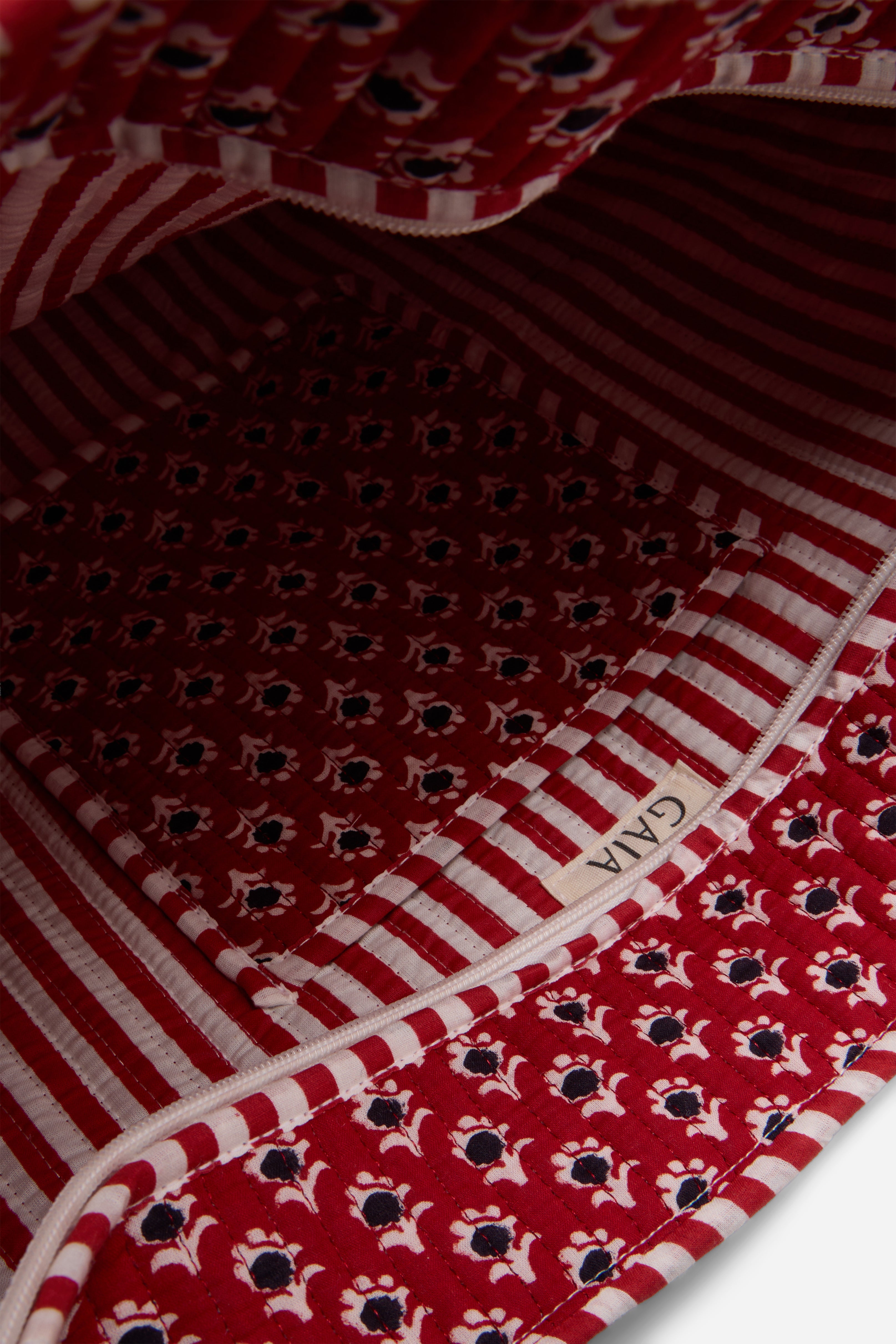 Roselle Grid Tote Bag