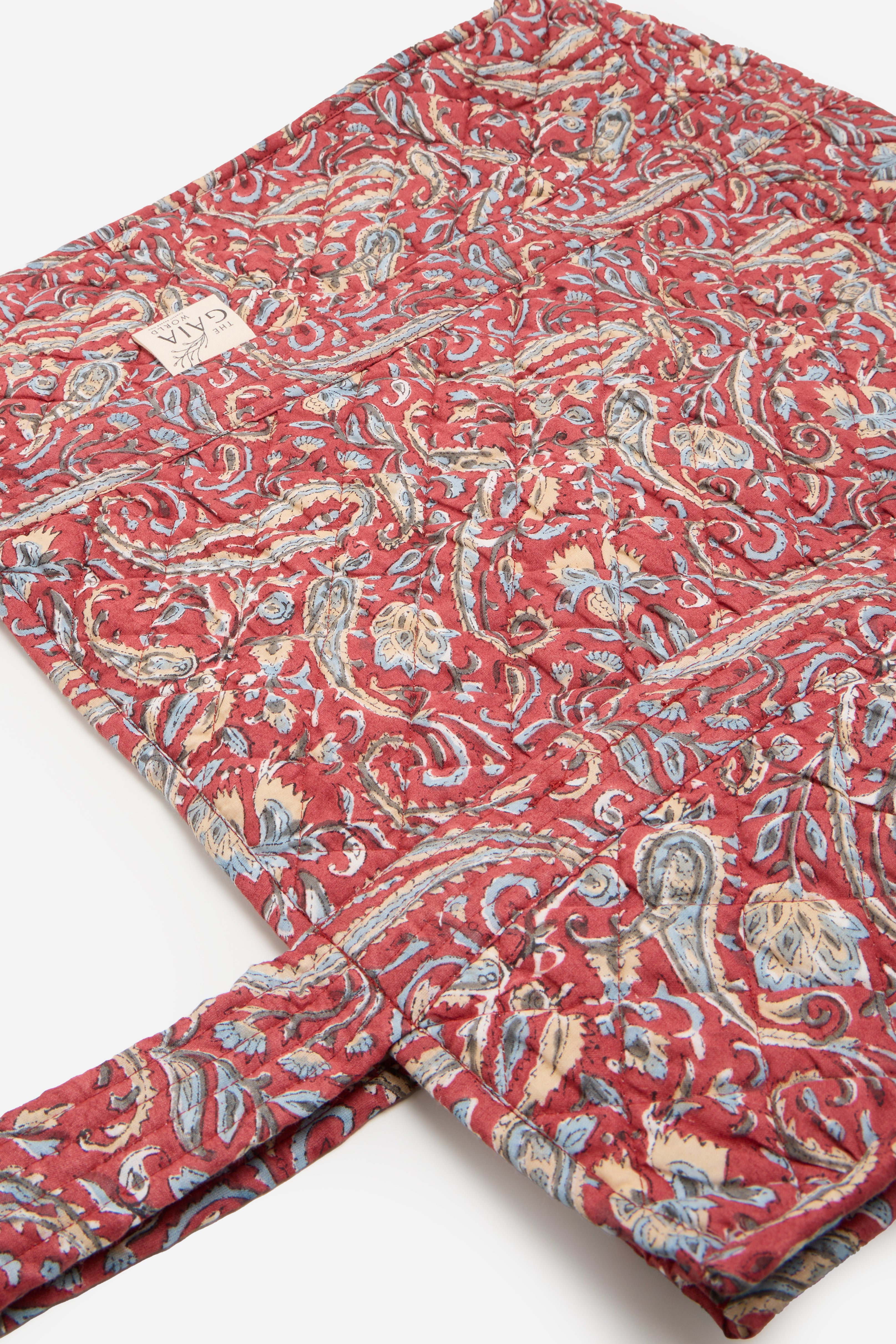 Saffron Paisley Tote Bag - The Gaia World