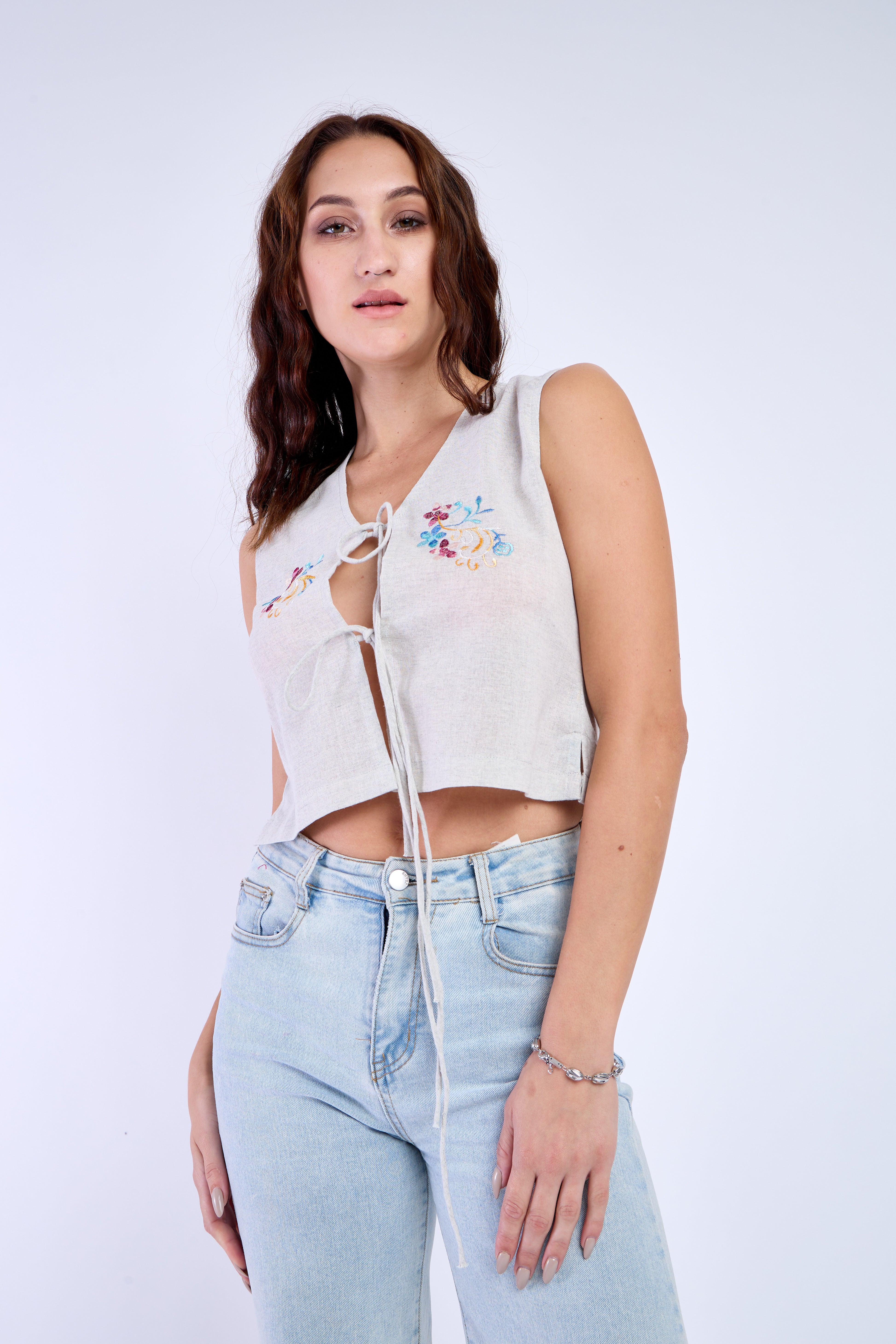 Front Tie Detail Top