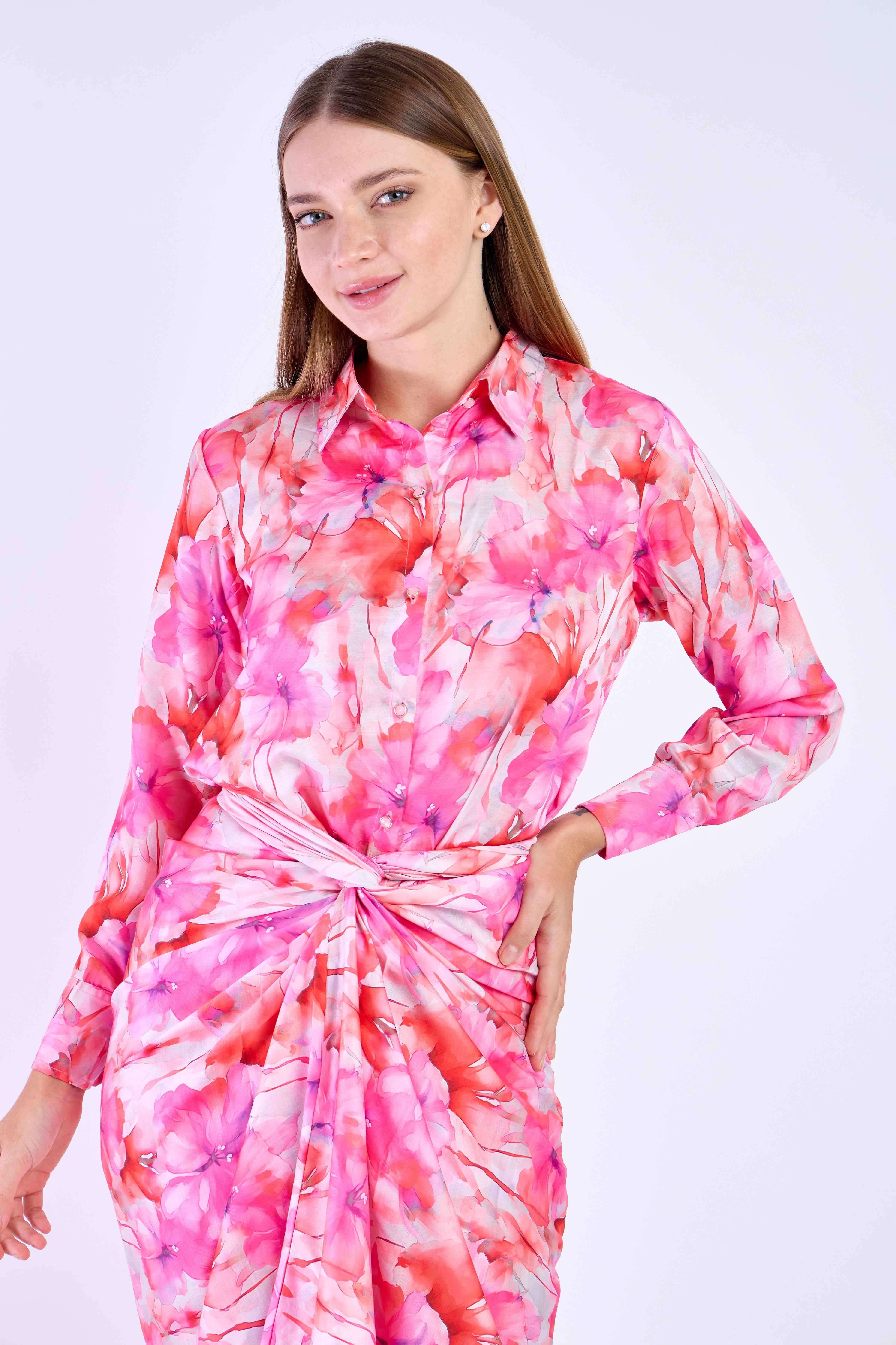 Pink Floral Co-ord Set