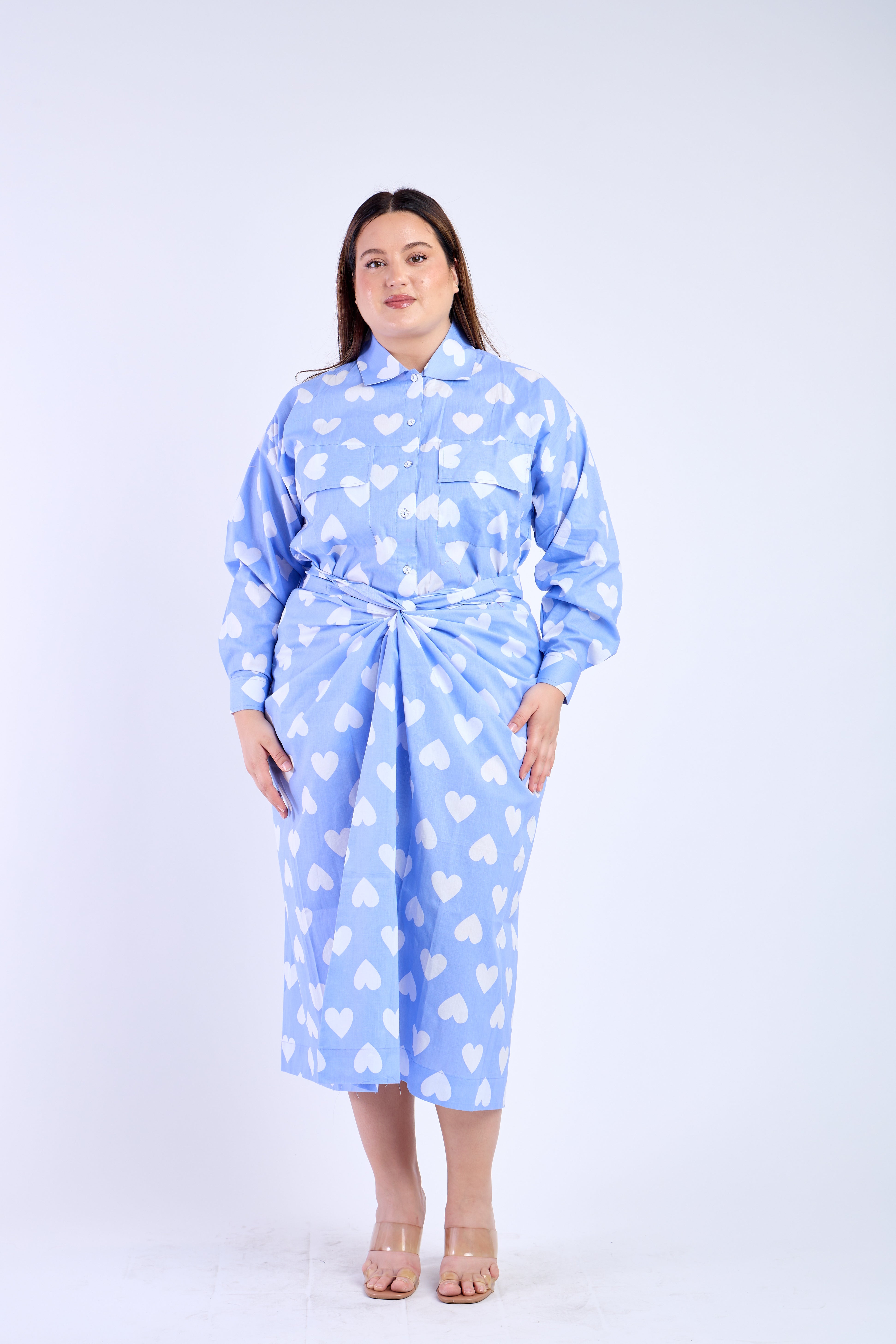 Blue Hearts Co-ord Set
