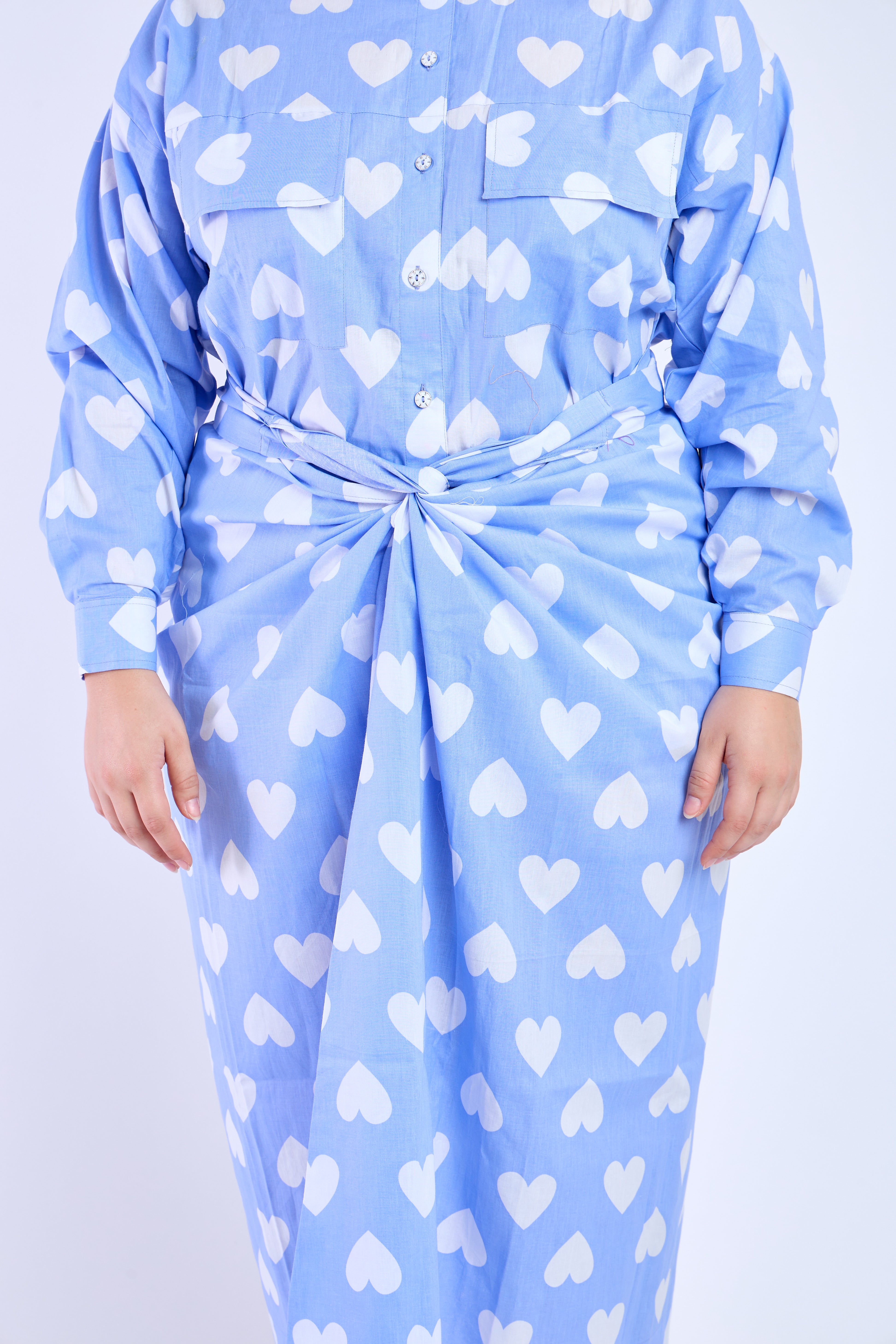 Blue Hearts Co-ord Set