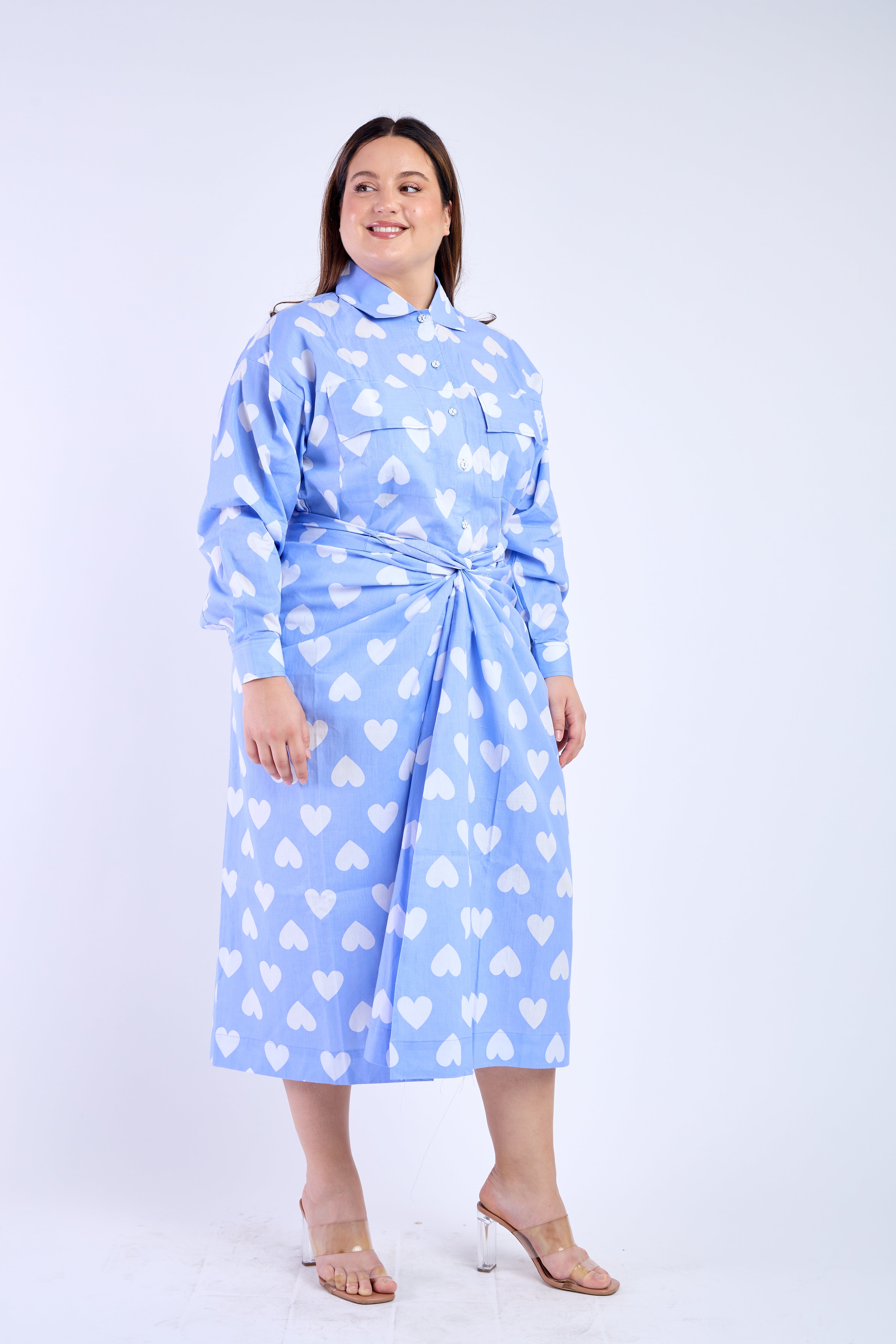 Blue Hearts Co-ord Set