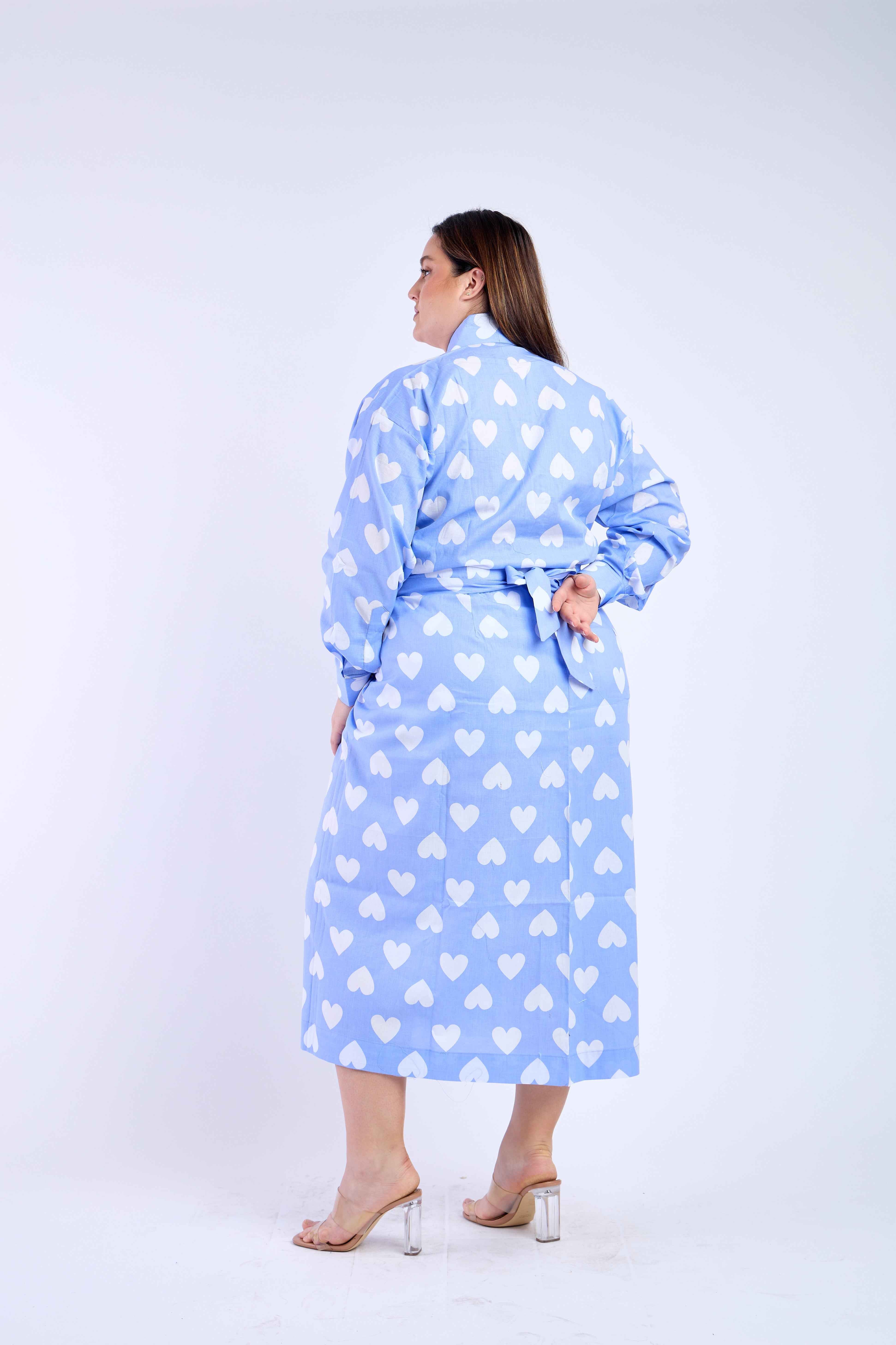 Blue Hearts Co-ord Set