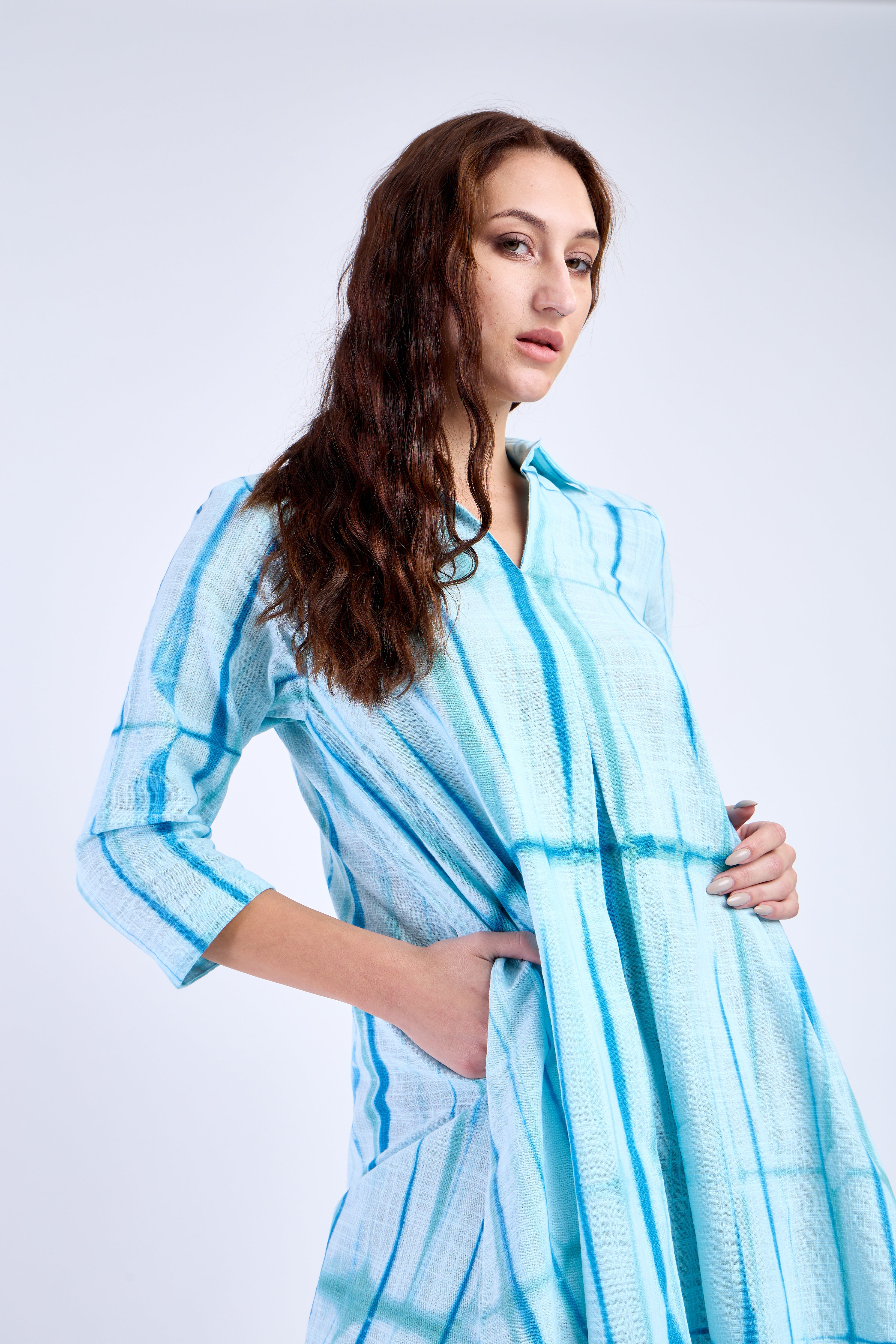 Blue Beach Cover Up