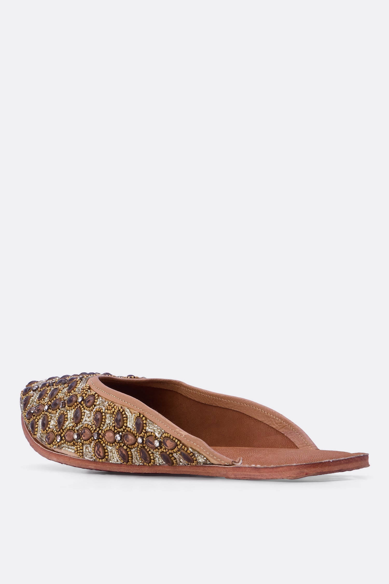 Party casual leather mules
