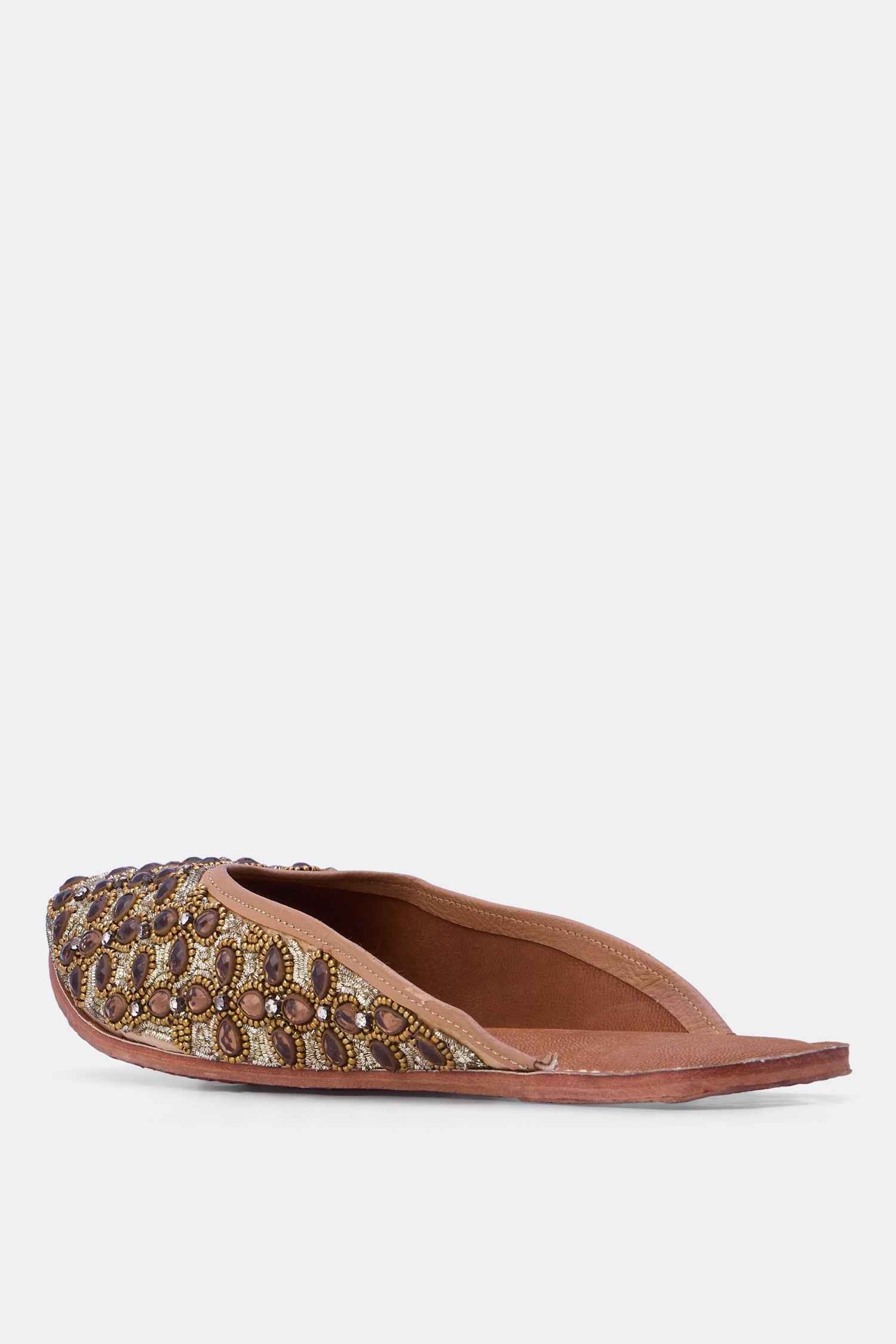 Party casual leather mules