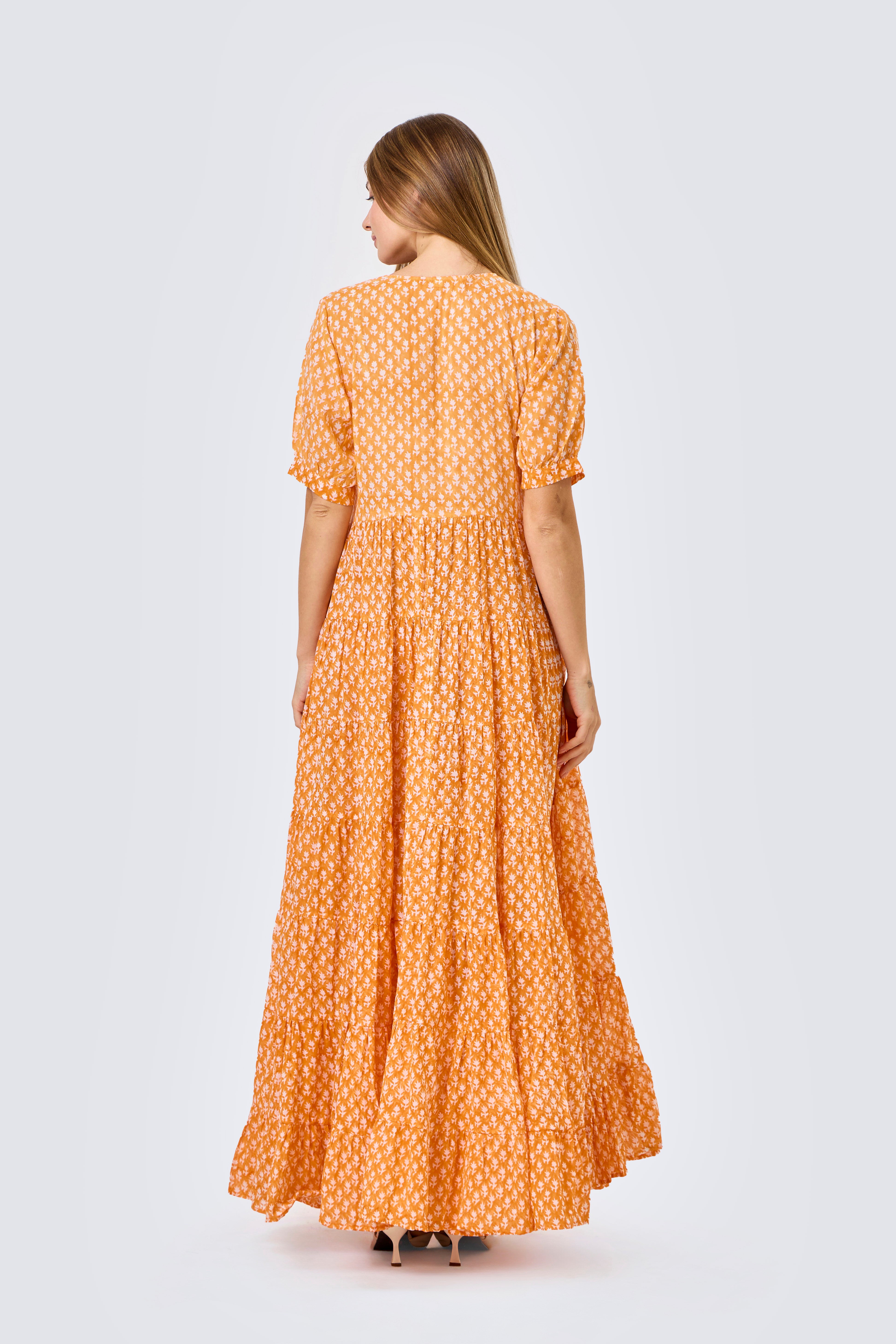 Sunday Maxi Dress (Orange)