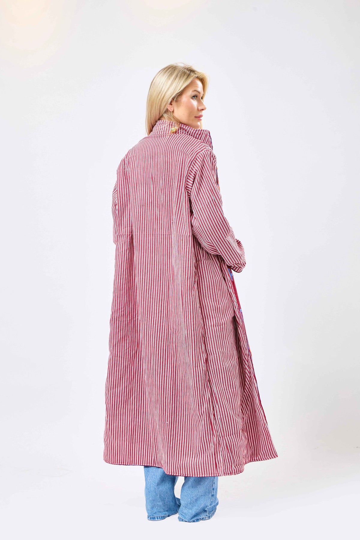 Amoura Long Velvet Jacket