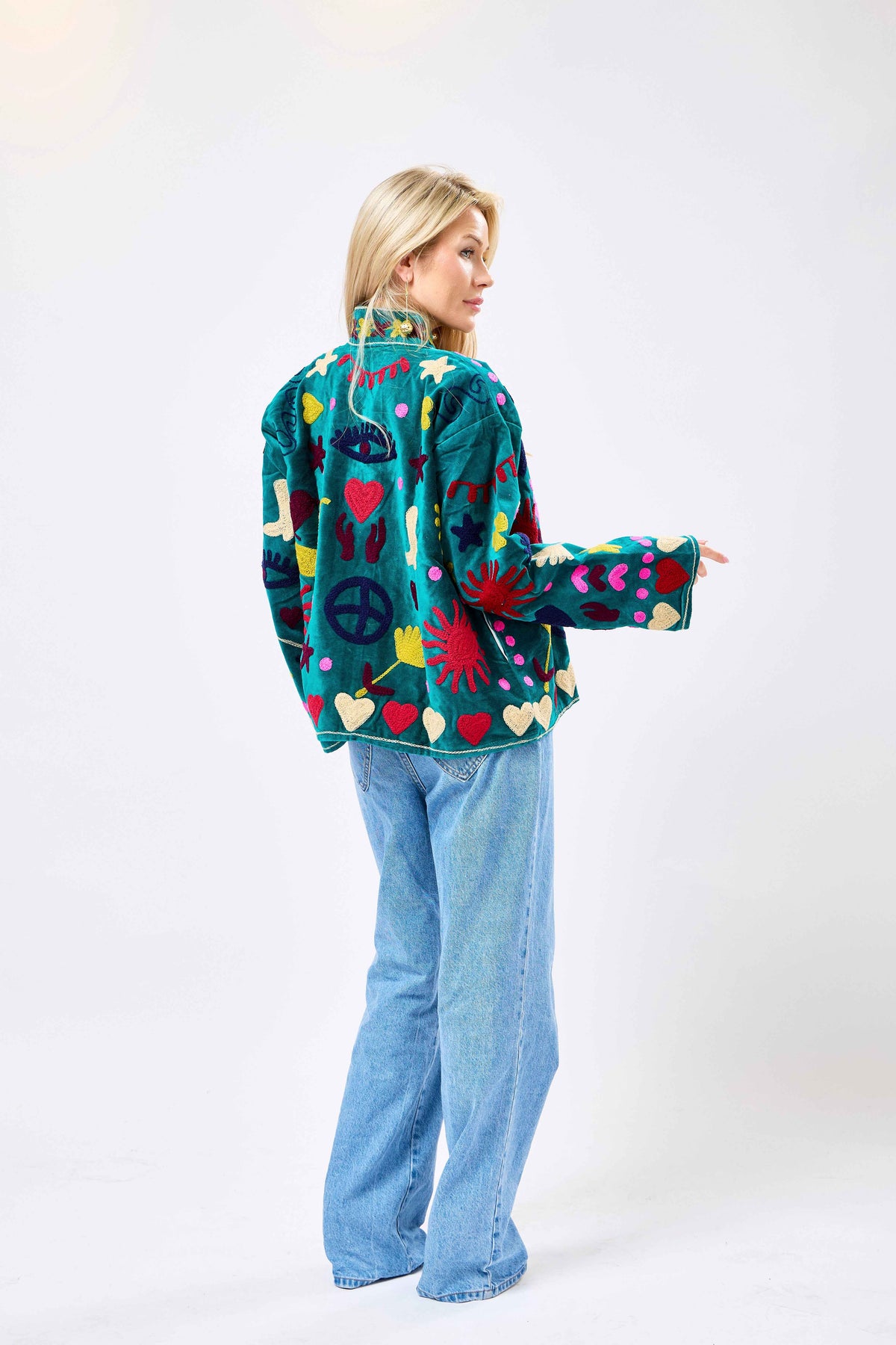 Calyra Short Velvet Jacket