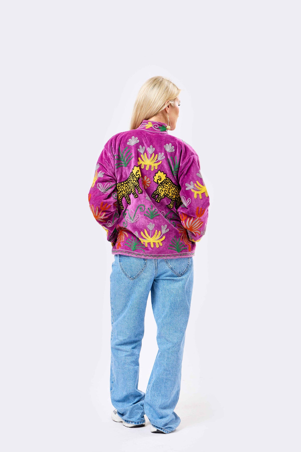Zyvora Short Velvet Jacket