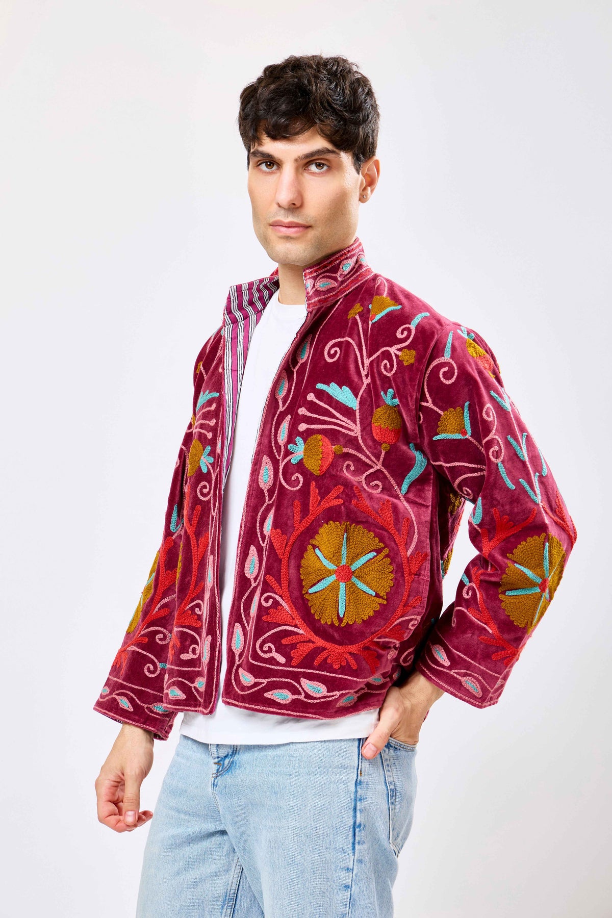 Velmora Short Velvet Jacket