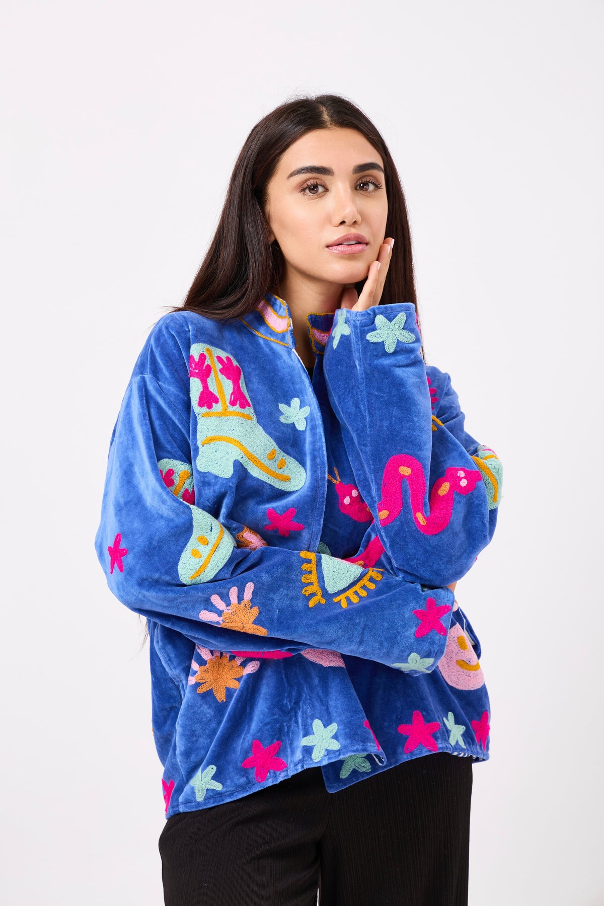 Celestara Velvet Jacket - MIXD