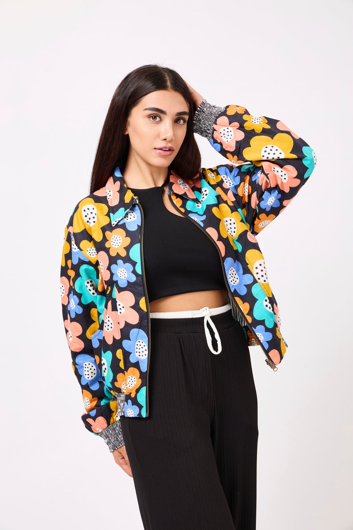 Bloom Bomber Jacket - MIXD