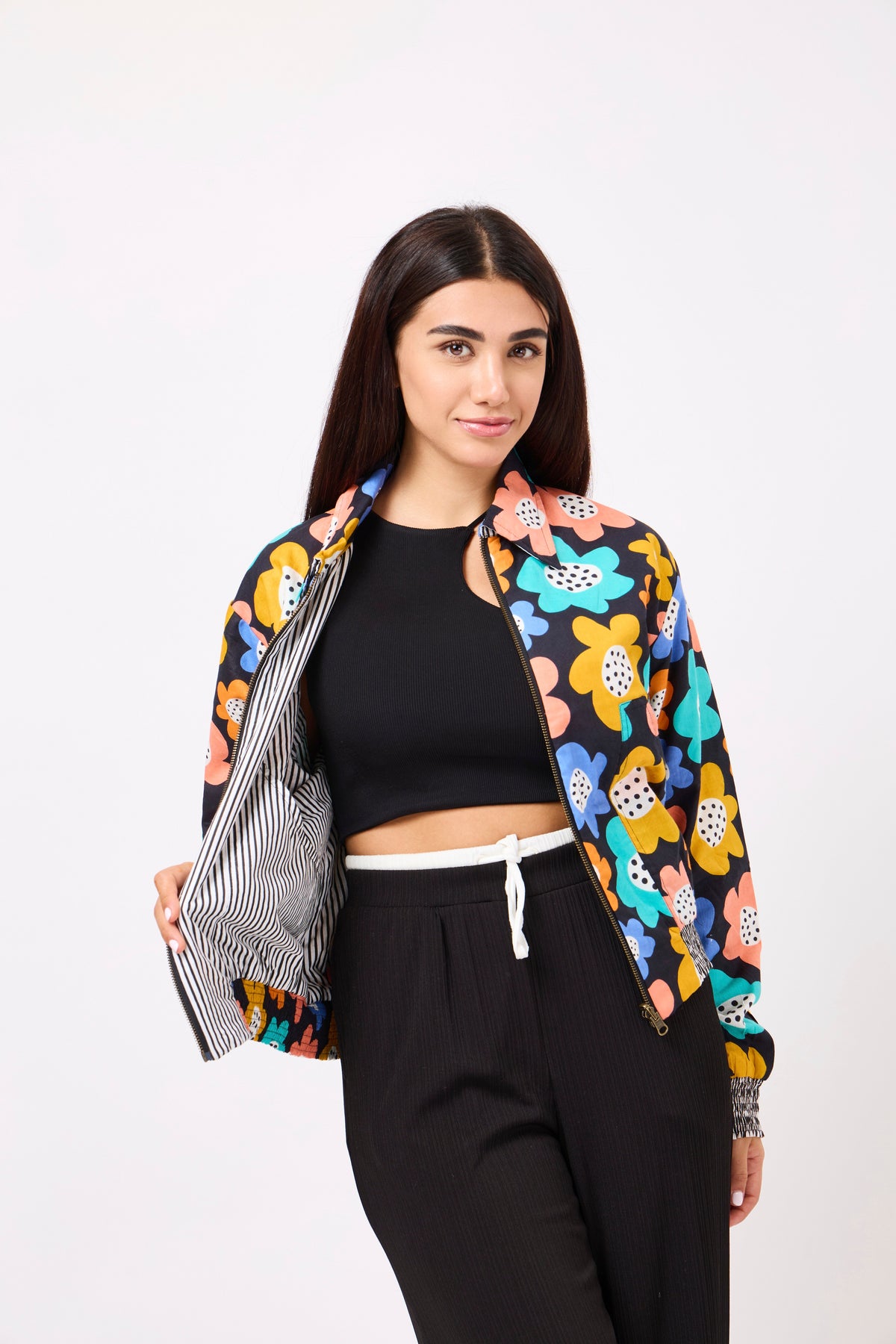 Bloom Bomber Jacket - MIXD