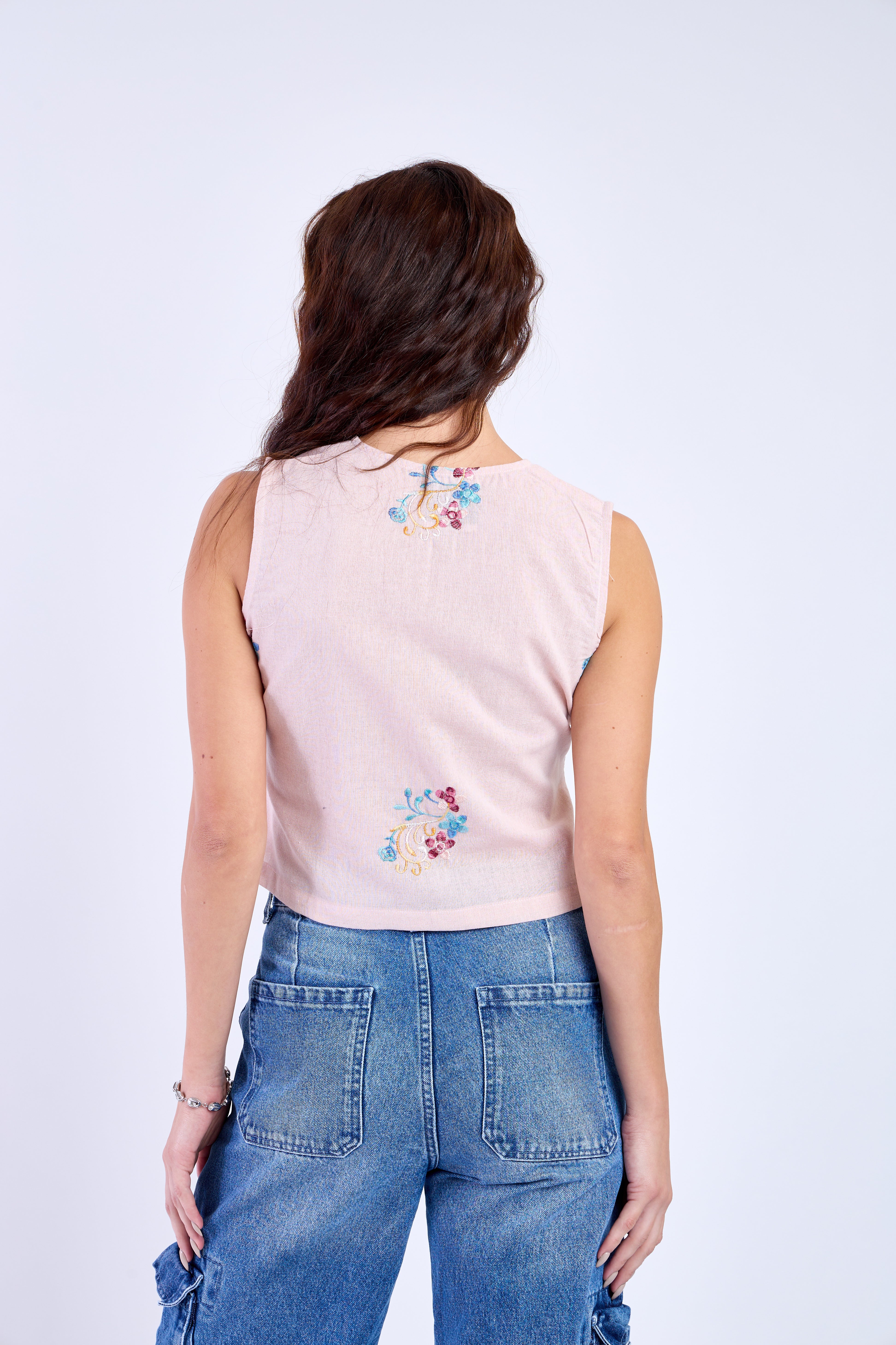 Front Tie Detail Top