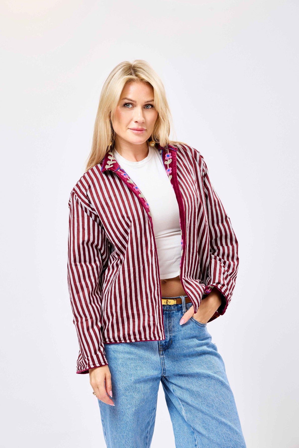 Marvielle Short Velvet Jacket
