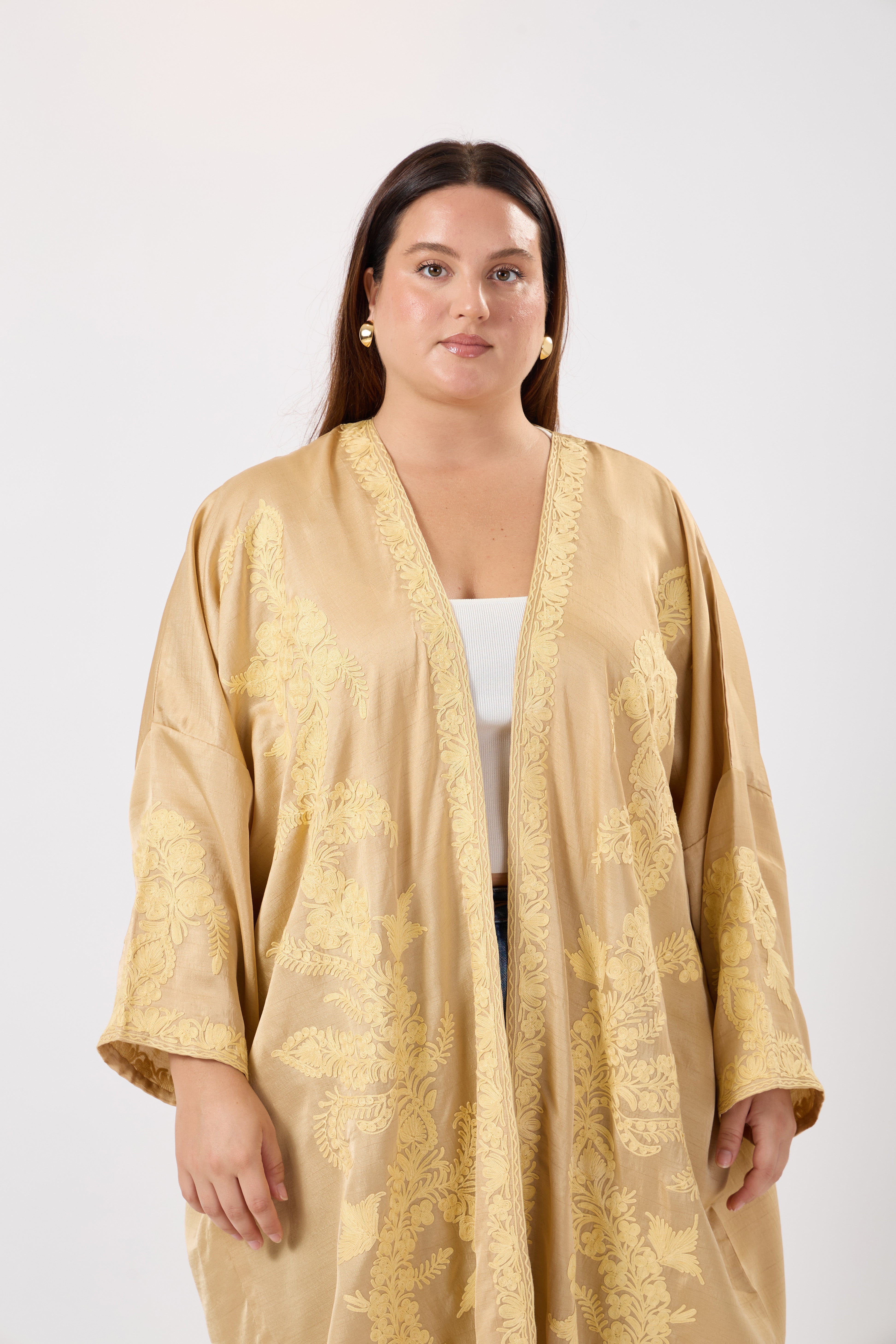 Kashmira: Luxe Pure Silk Kimono