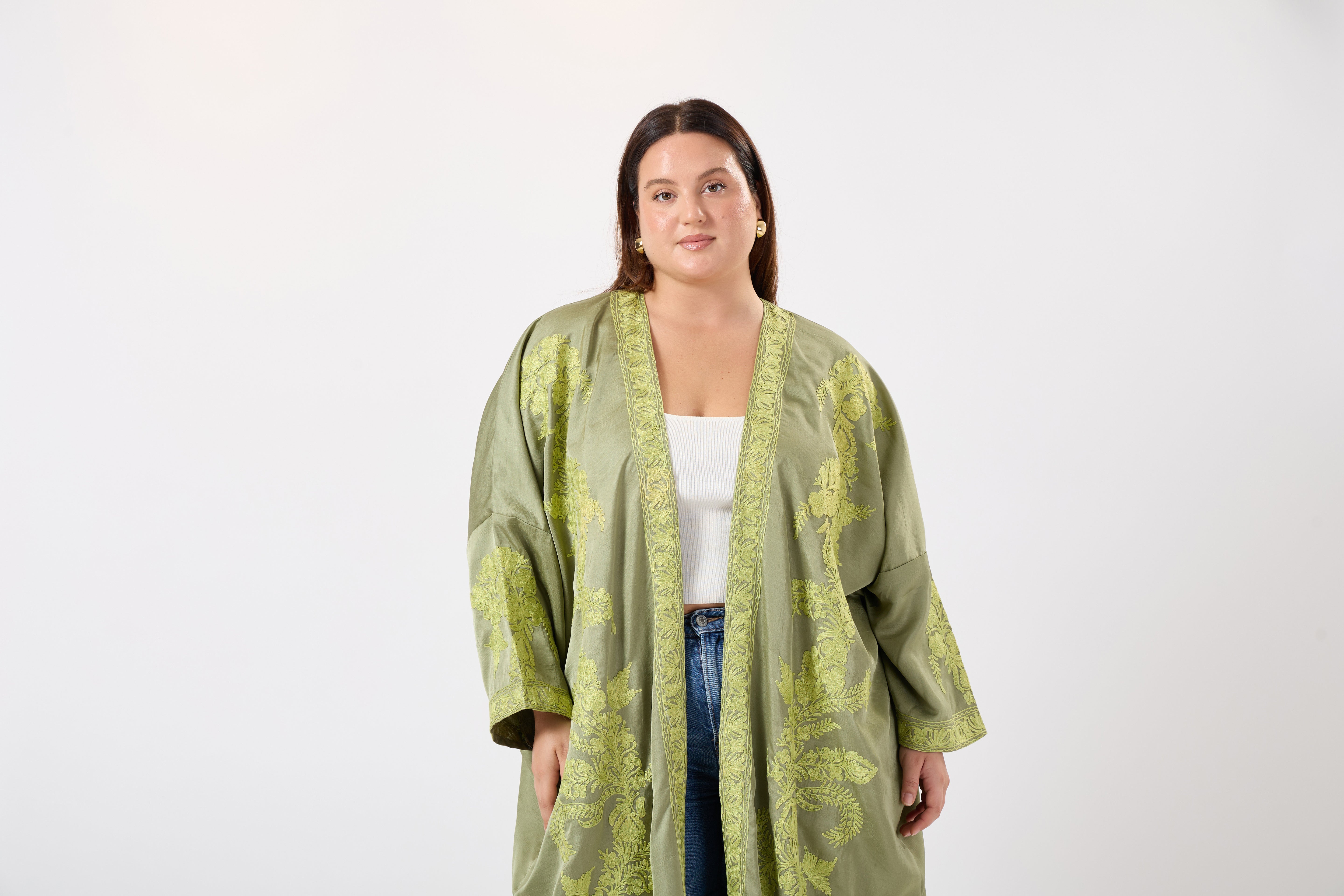 Kashmira: Luxe Pure Silk Kimono