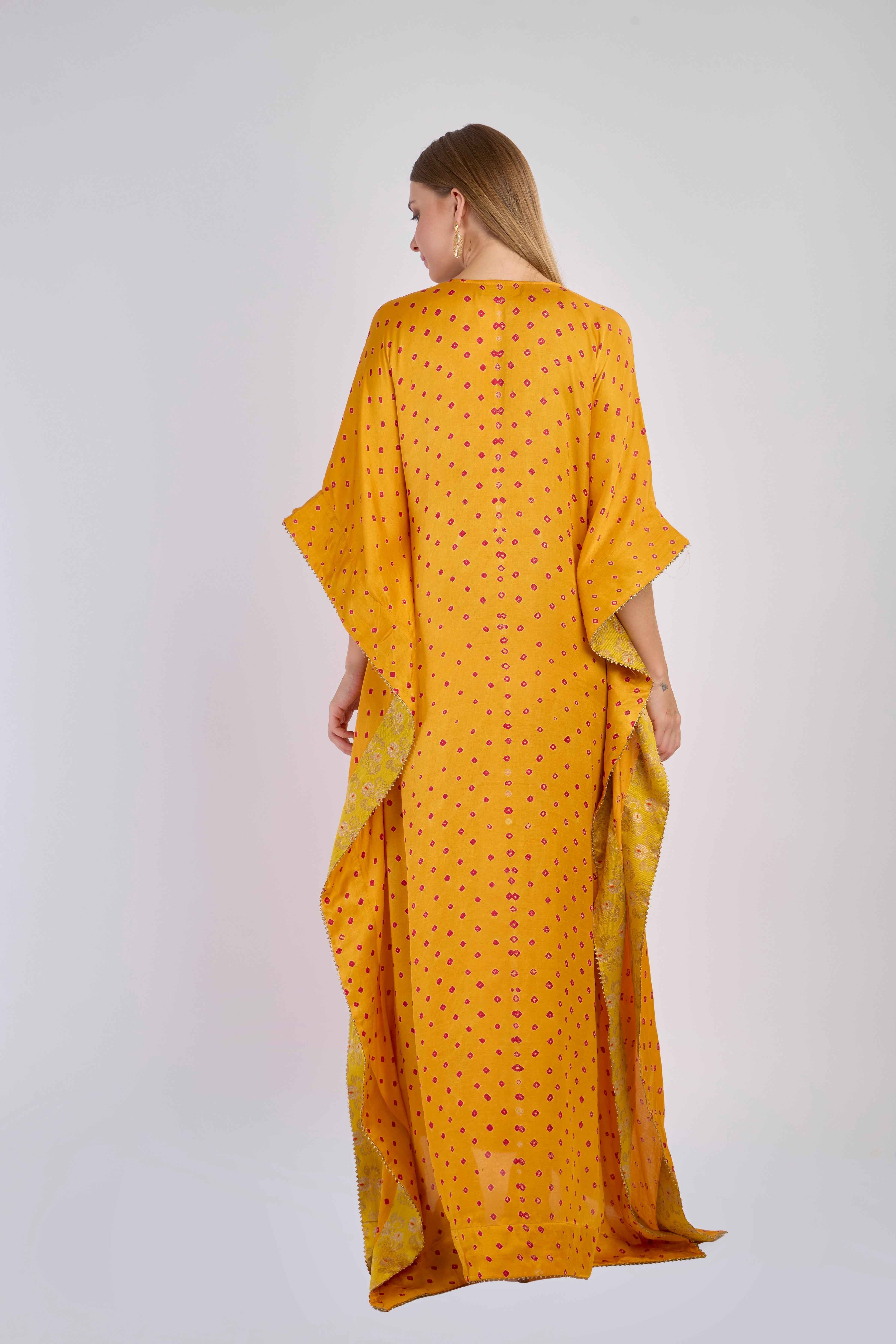 Midnight Bloom Kaftan