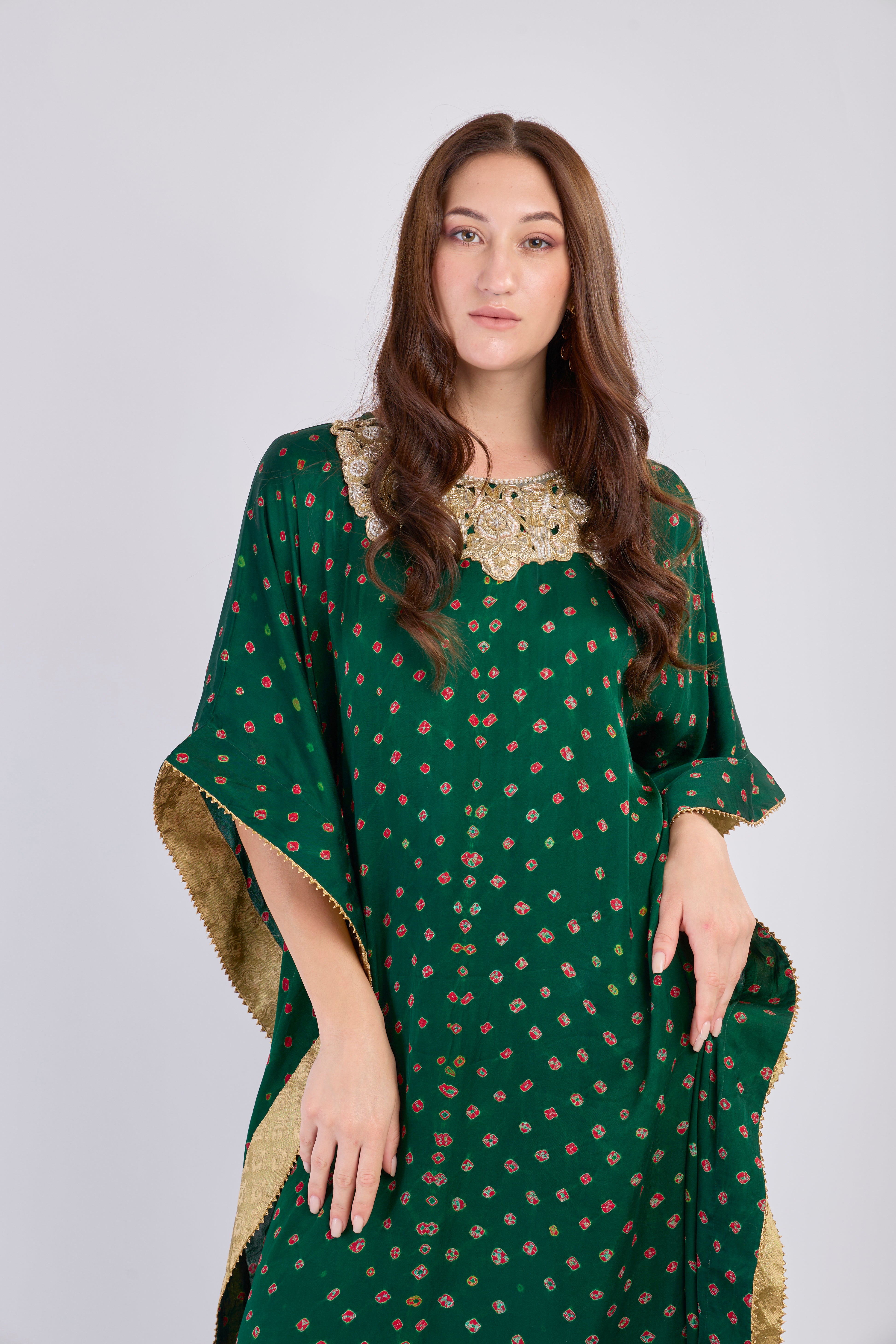 Midnight Bloom Kaftan