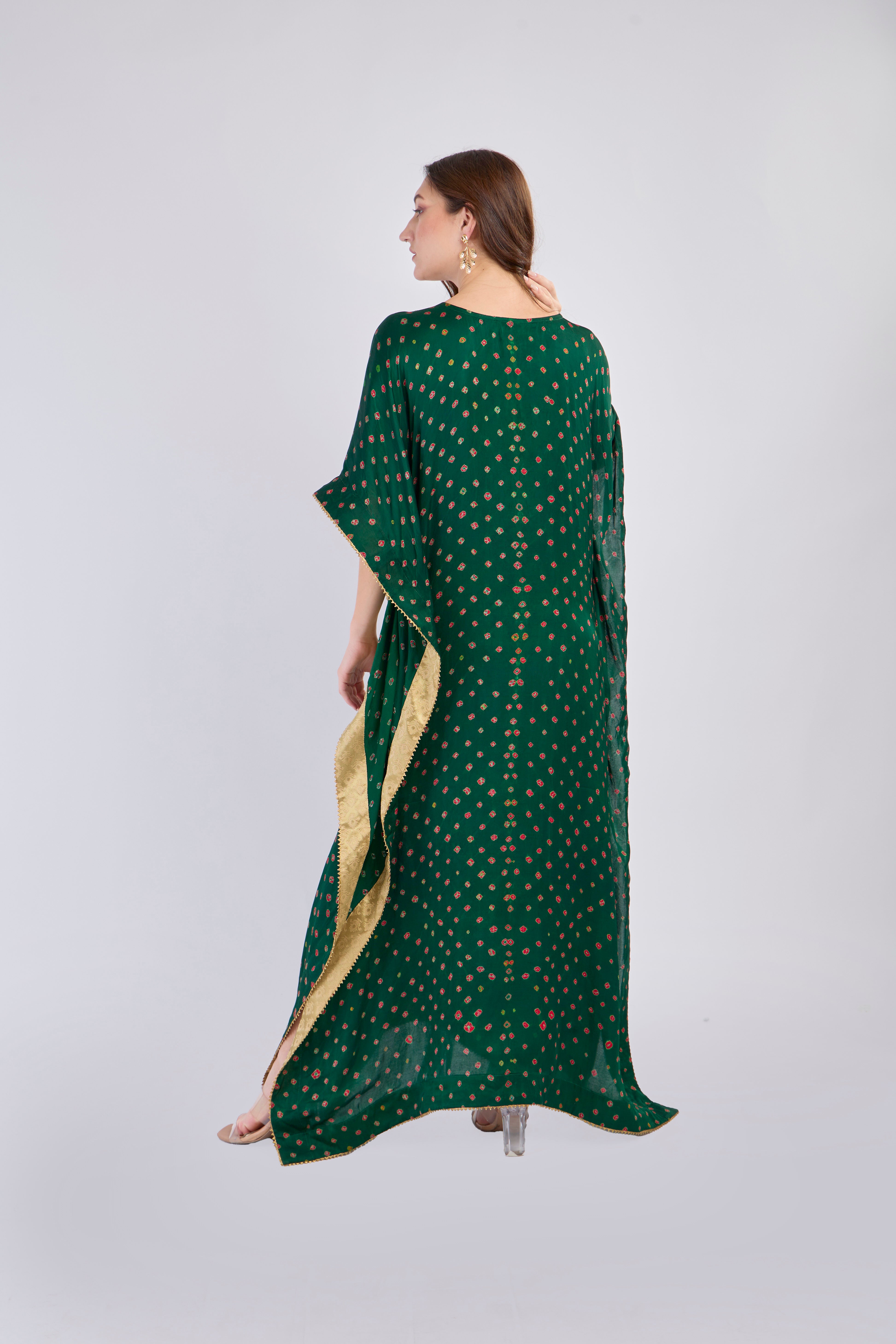Midnight Bloom Kaftan