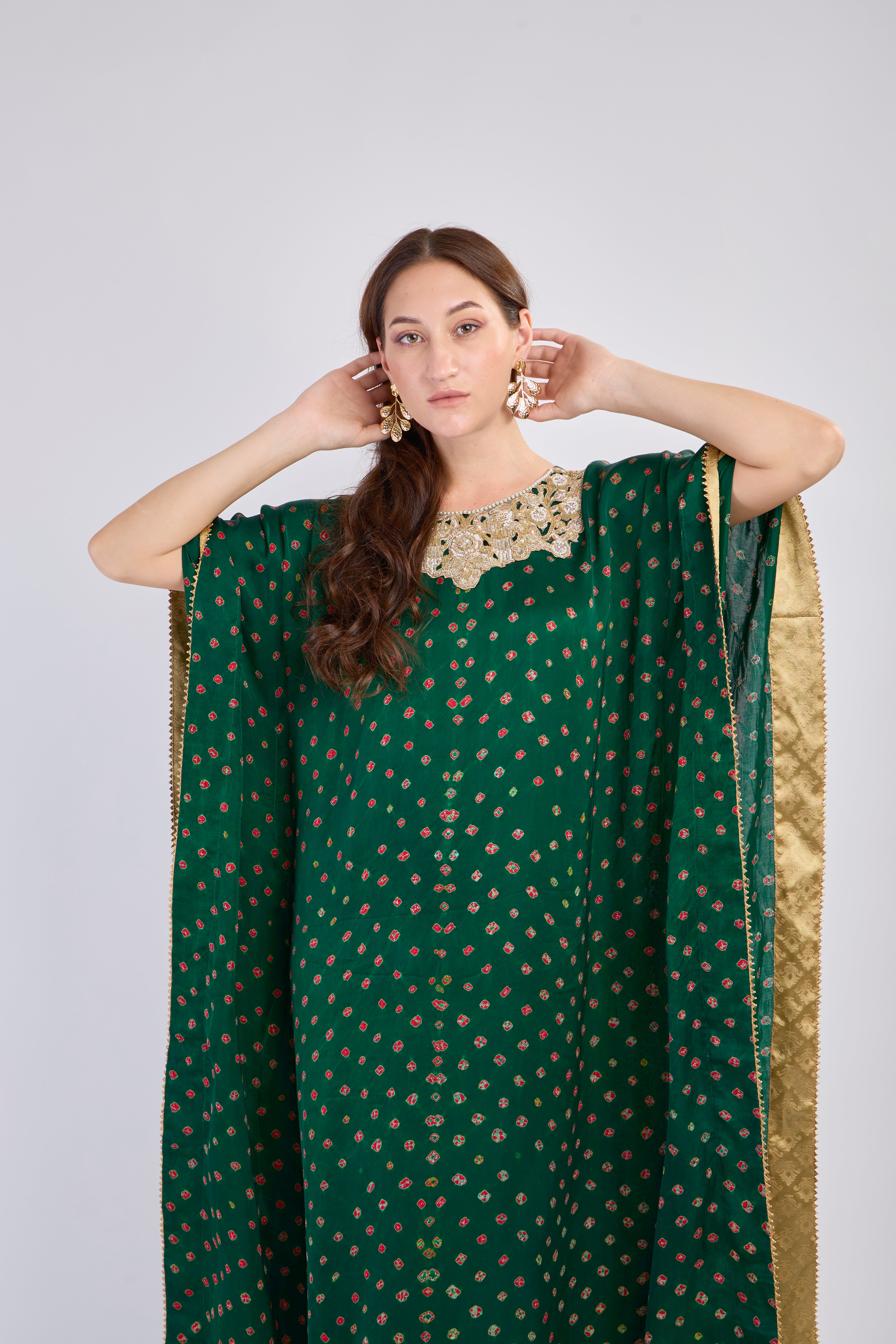 Midnight Bloom Kaftan