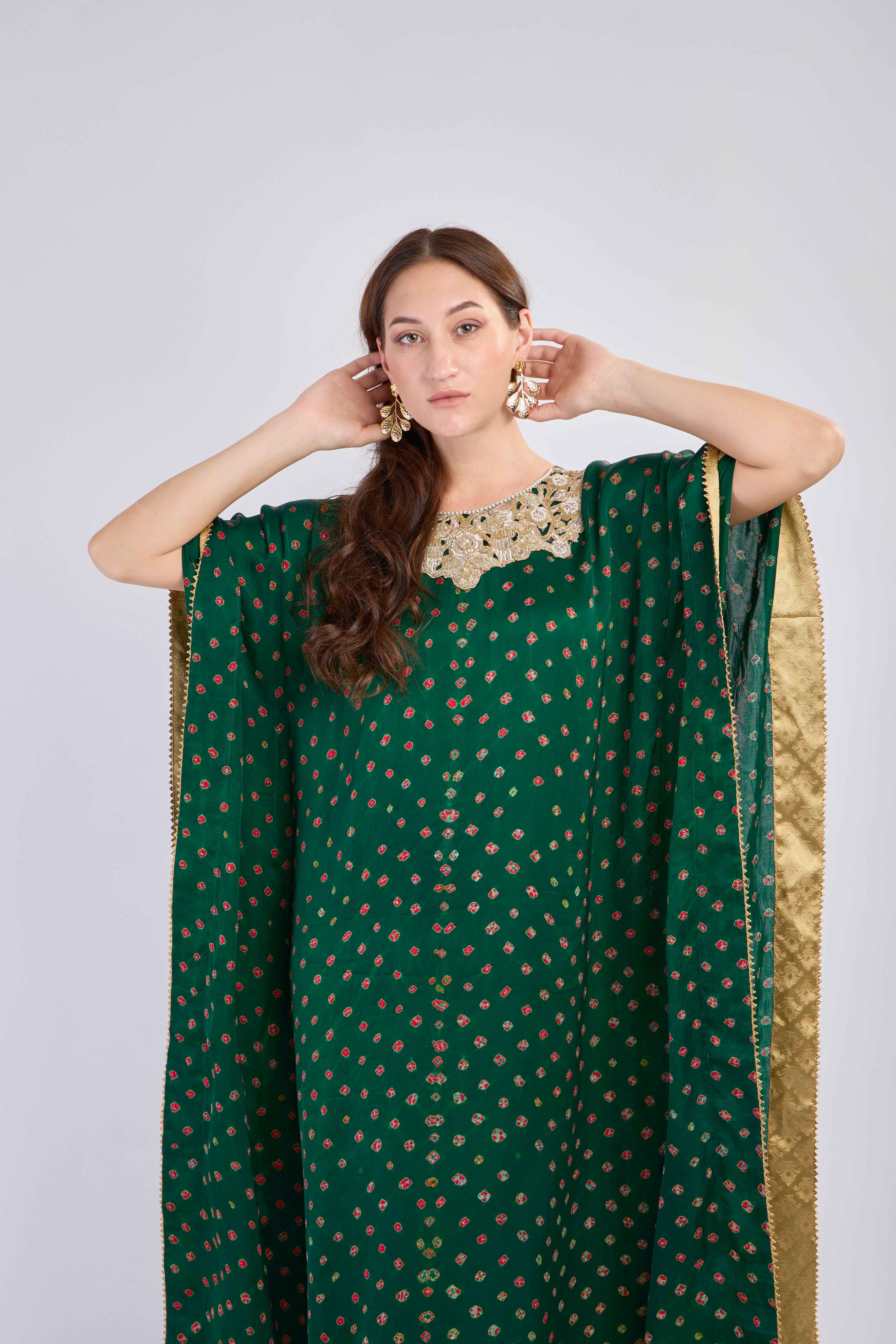 Midnight Bloom Kaftan