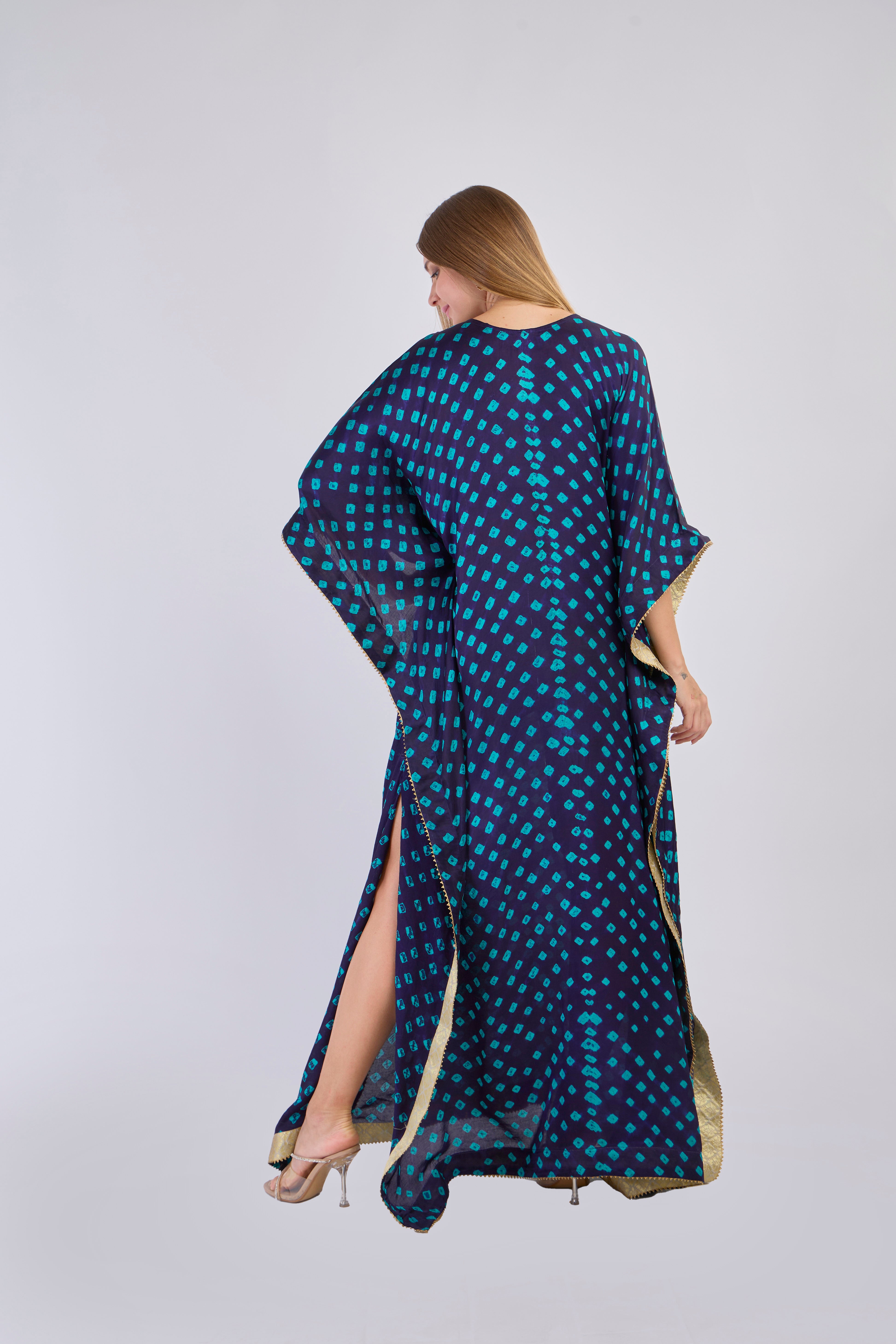 Midnight Bloom Kaftan