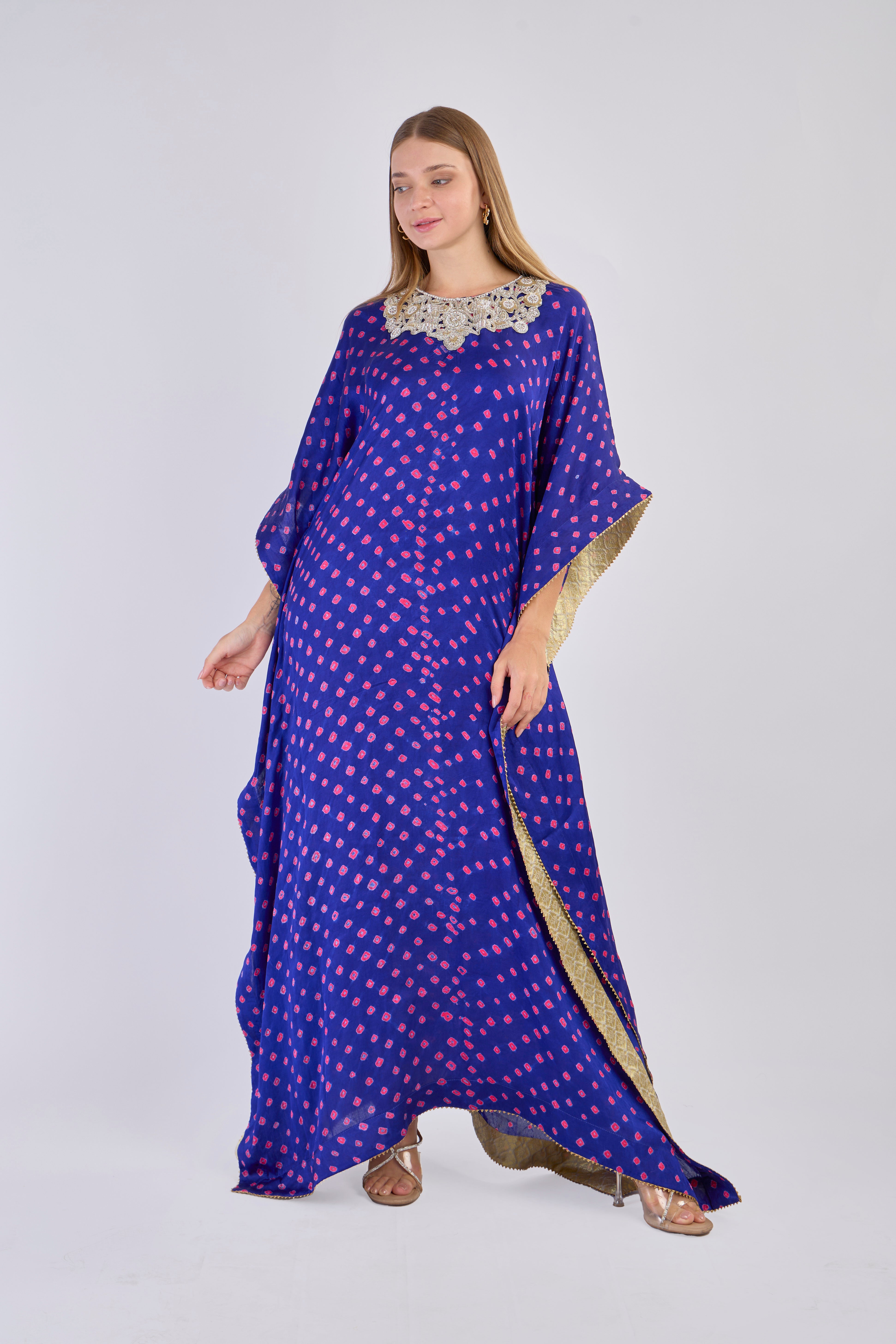 Midnight Bloom Kaftan