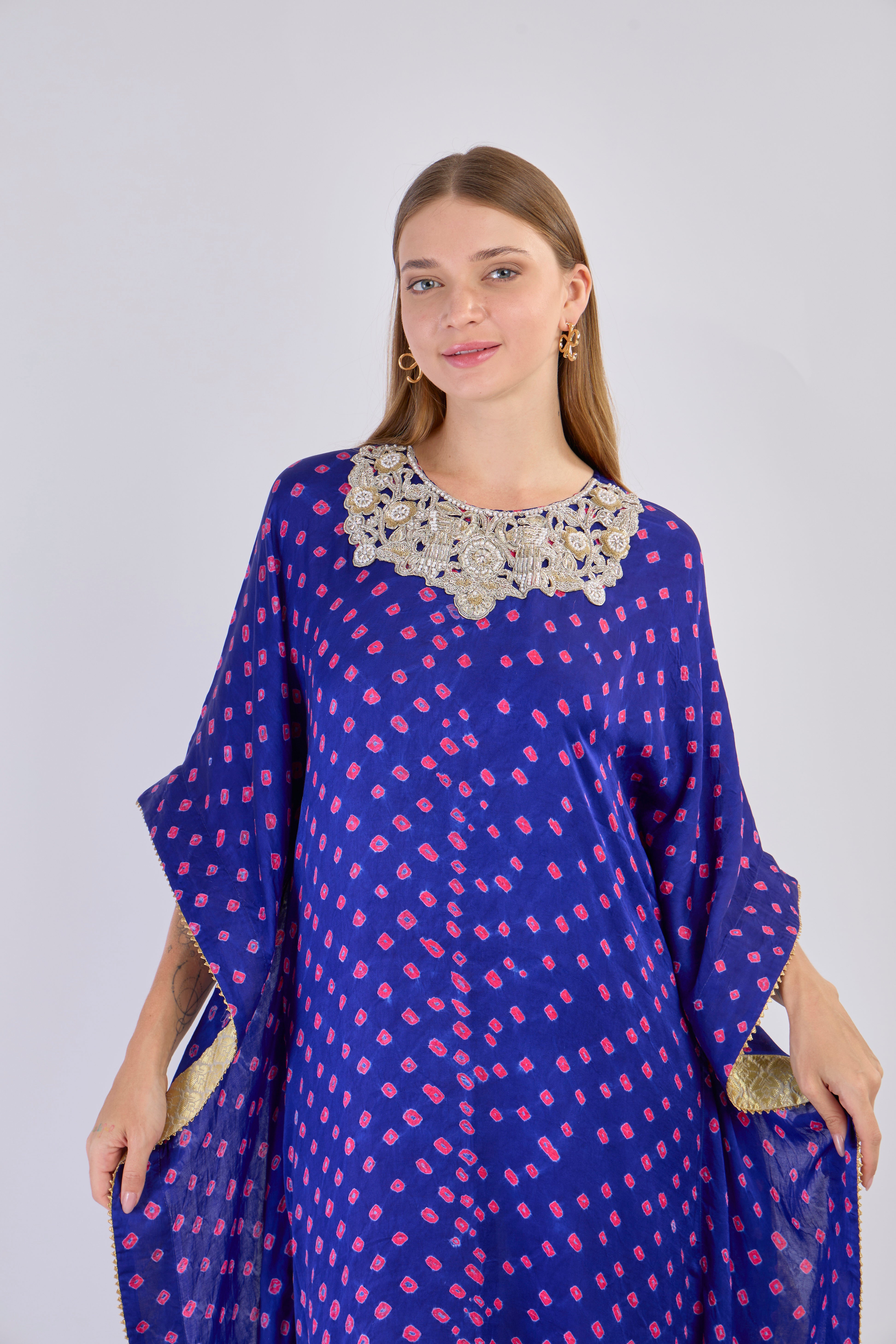 Midnight Bloom Kaftan
