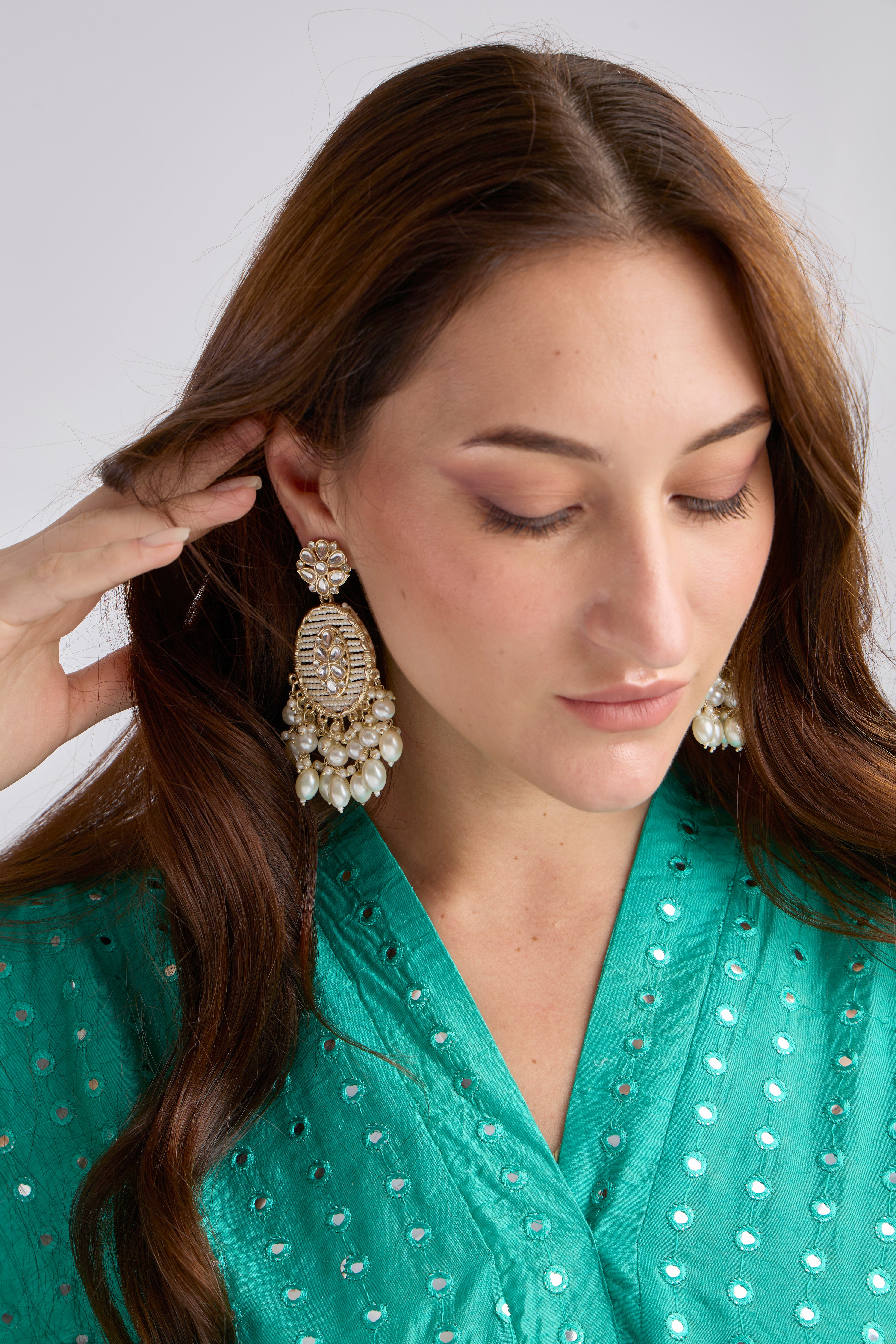 Pearluxe Collection: Aurora Oval Earrings