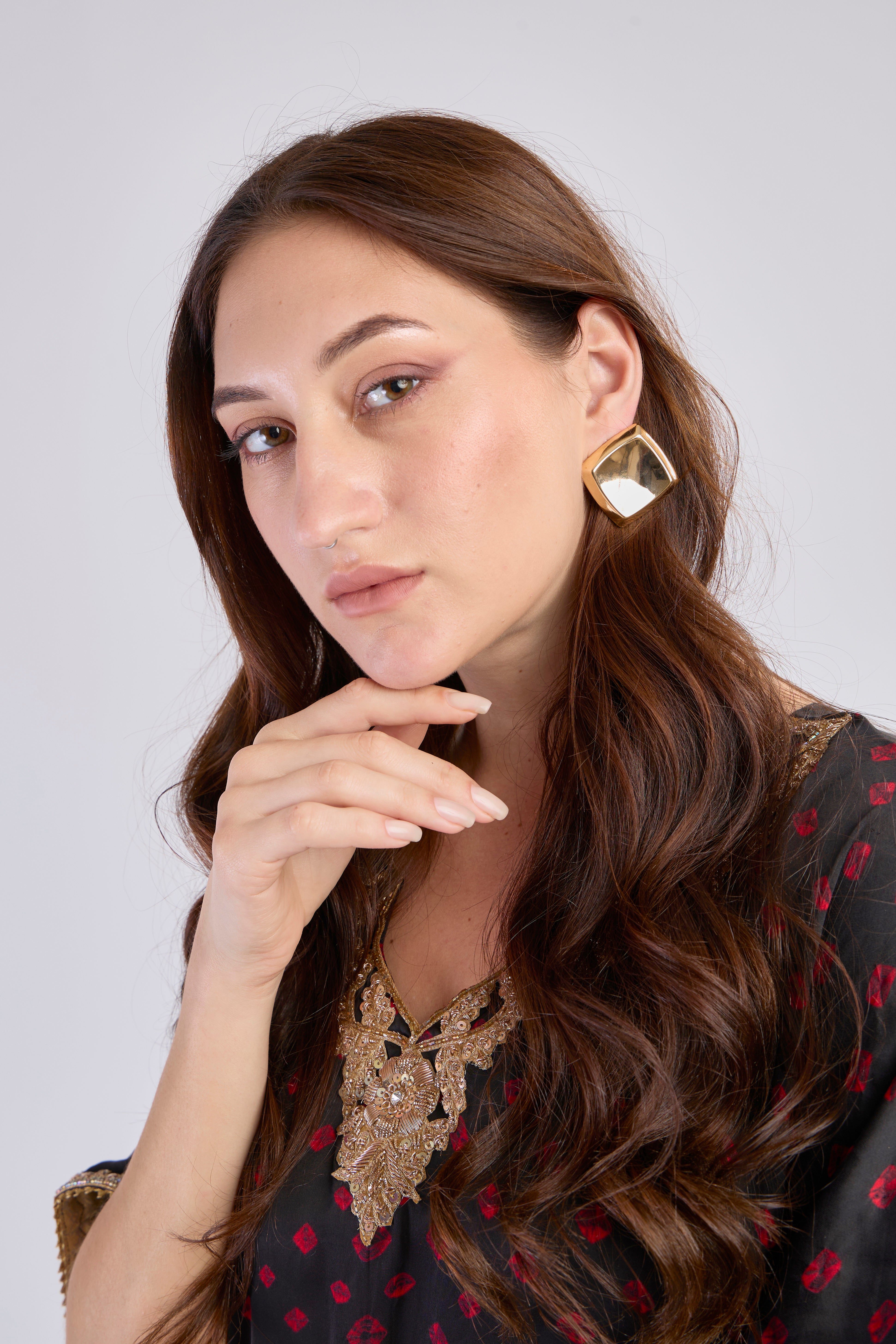 Axiom Square Earrings