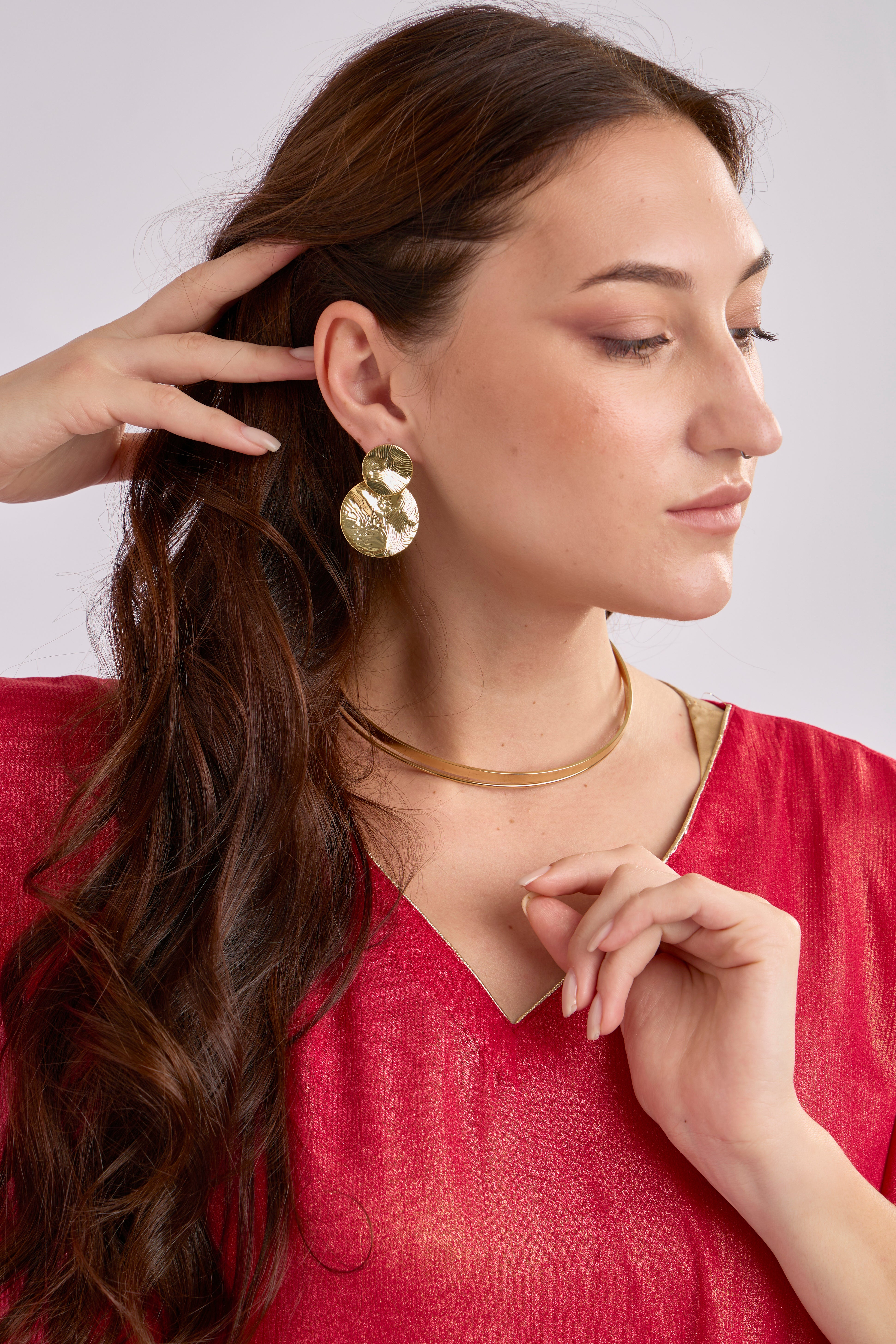 Celestia Collection: Dual Orbit Earrings