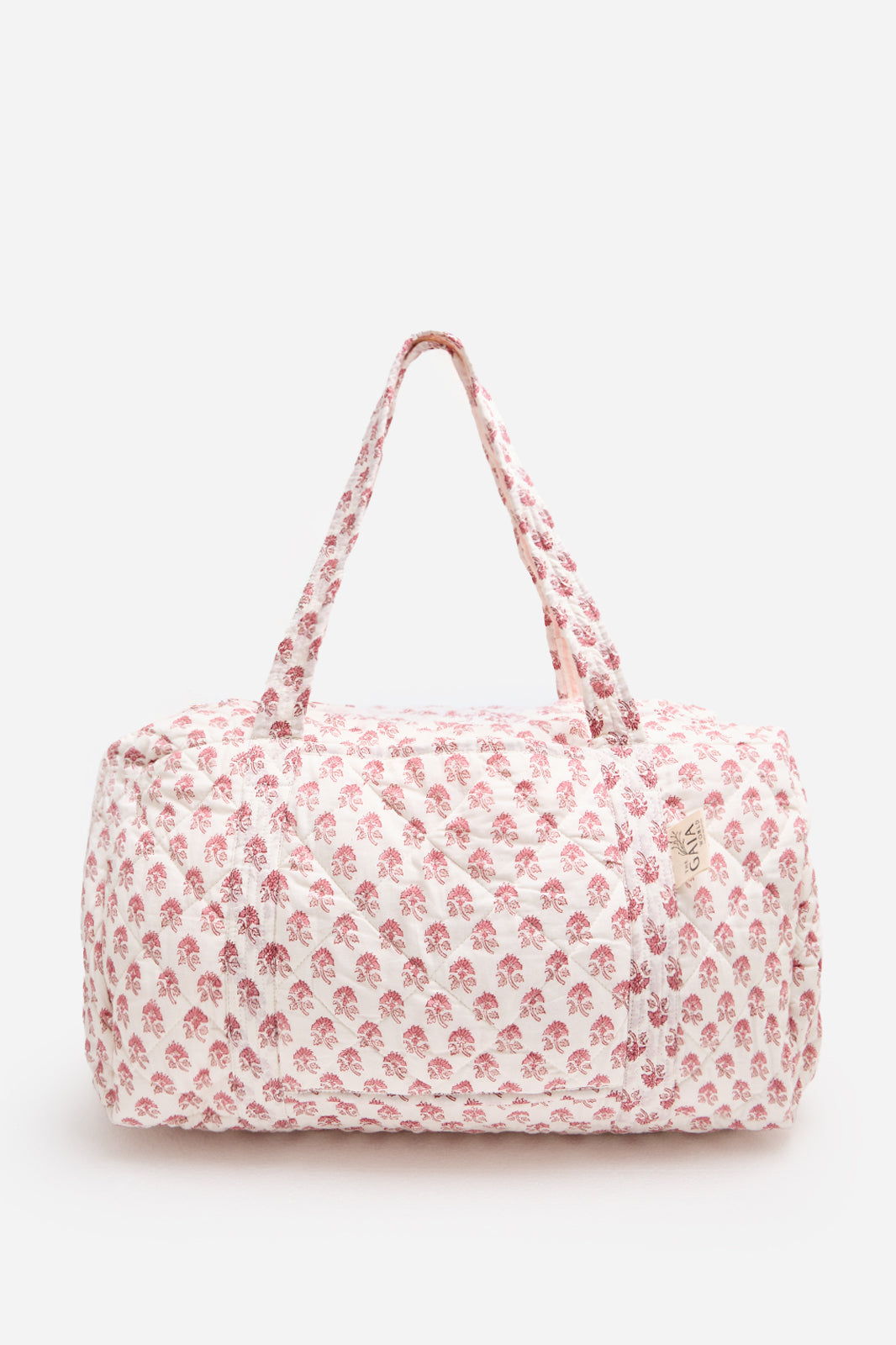 Cotton Quilted Duffle Bag with Minimal Print & Lightweight Everyday Design | Averin