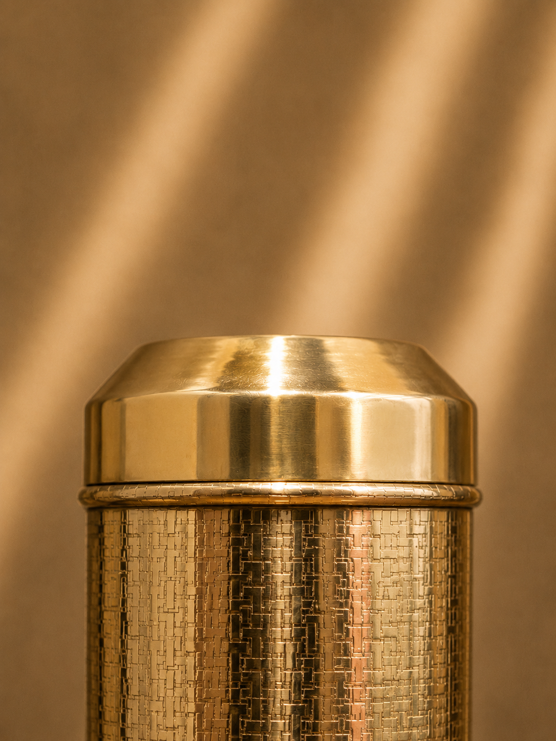 Brass Storage Canister Set with Lids – Decorative Kitchen Containers