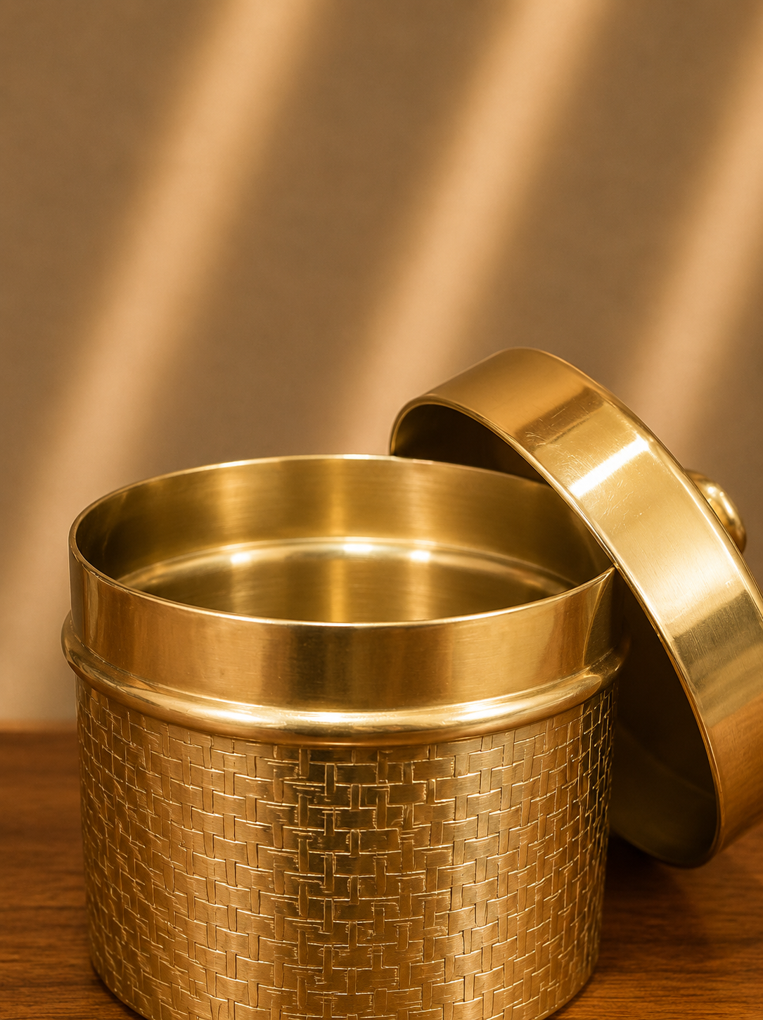Brass Small Storage Box with Lid – Decorative Multipurpose Organizer