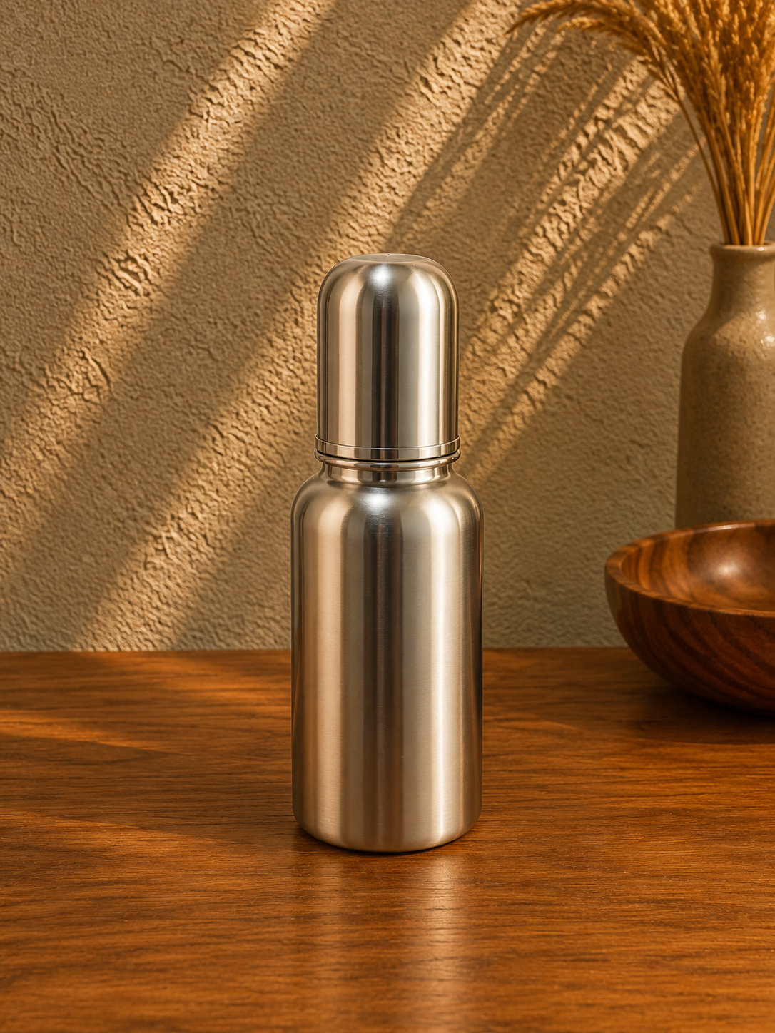 300ml Stainless Steel Baby Feeding Bottle with Protective Cap | Amélie