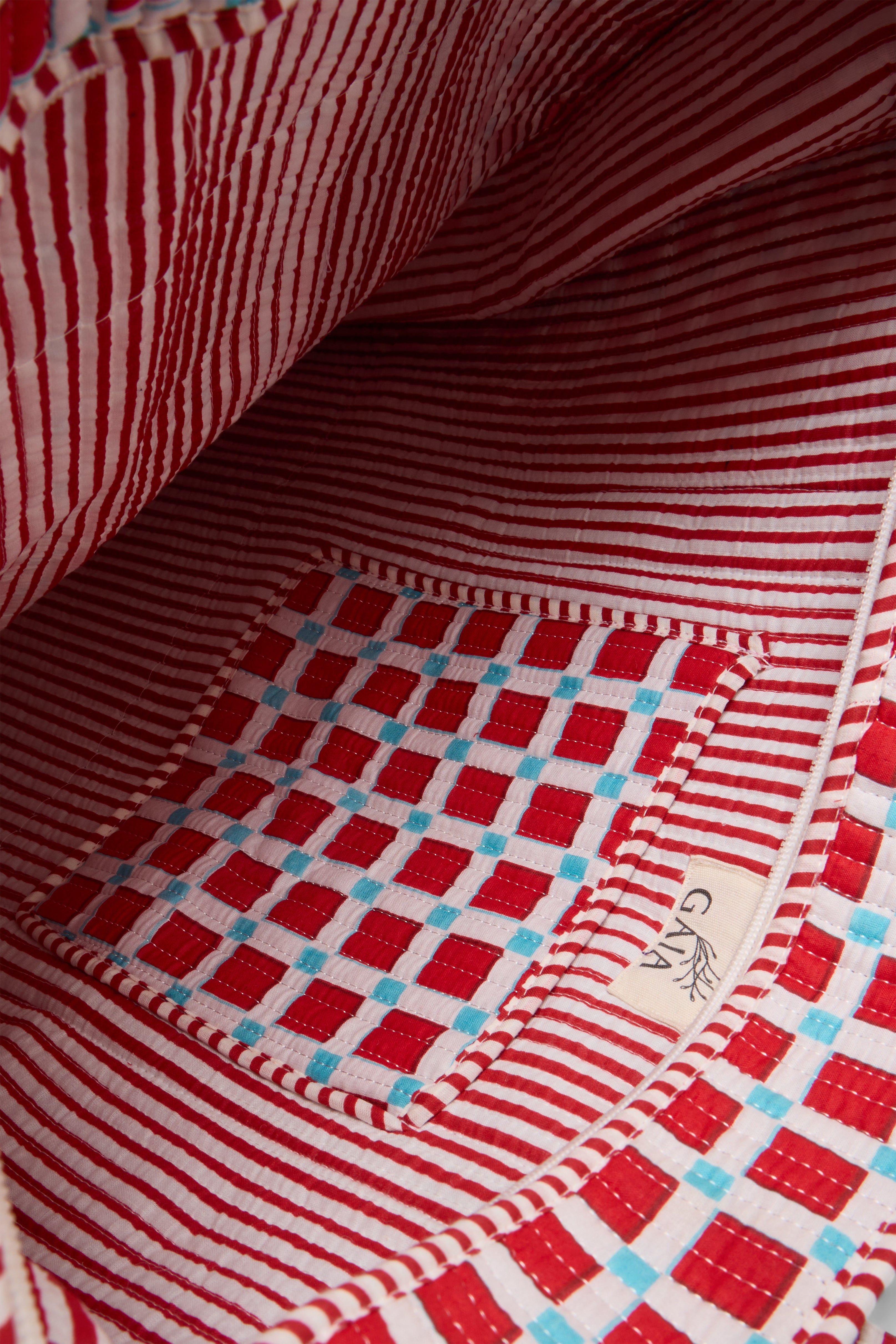 Riva Check Tote Bag