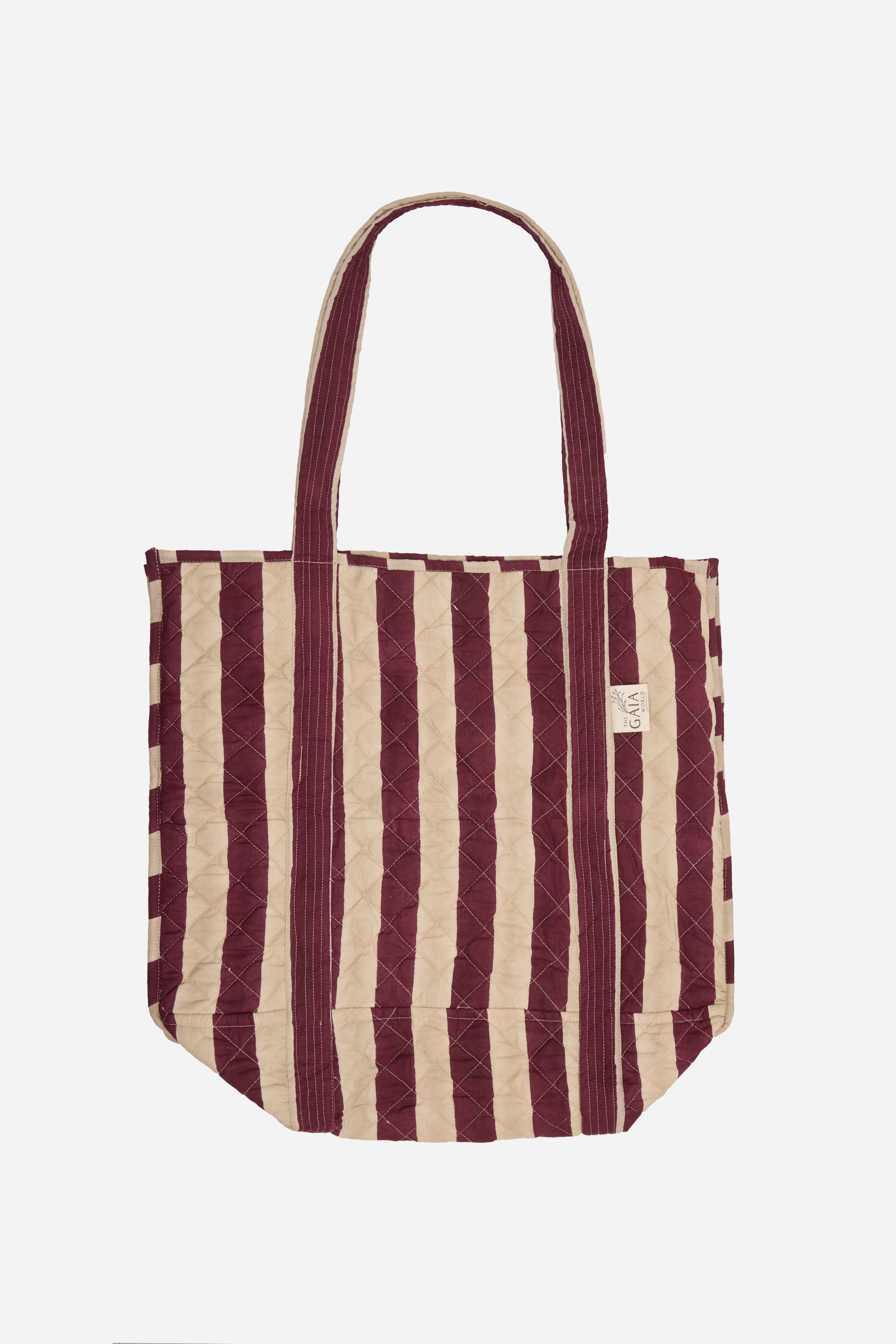 Marrow Stripe Jumbo Tote Bag