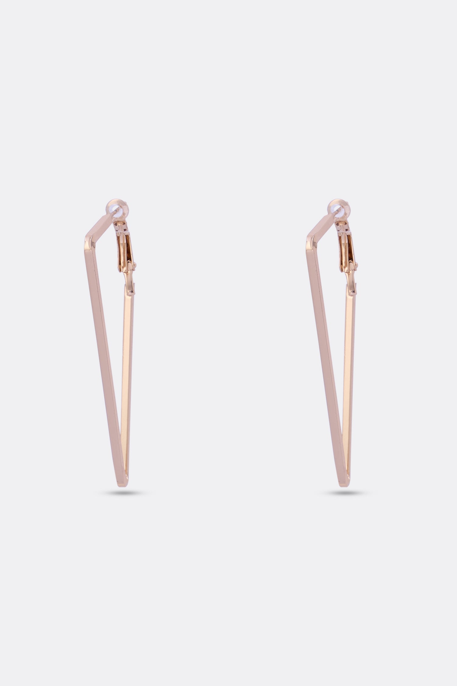 Hoop-shaped Statement Earrings (Triangle)