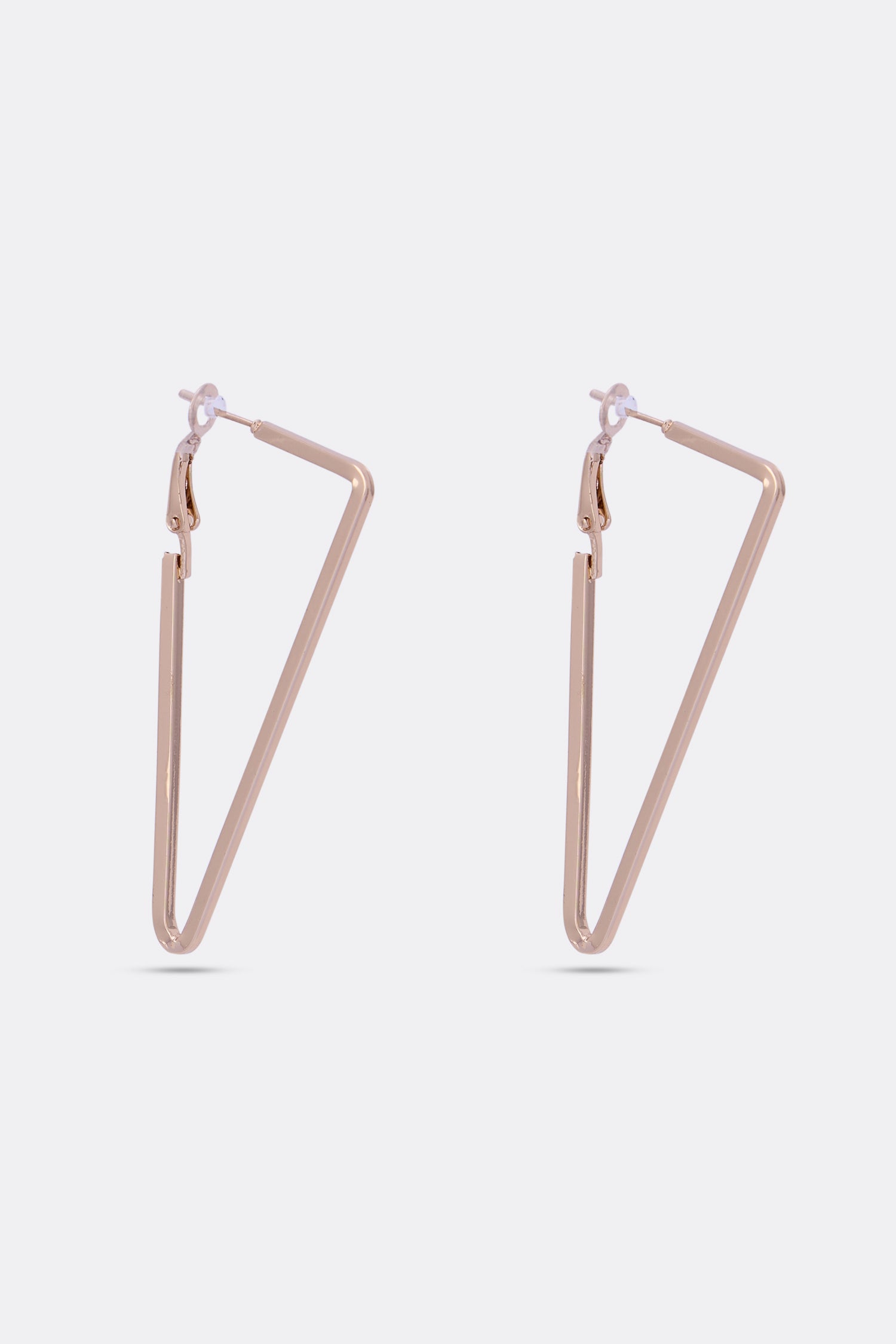 Hoop-shaped Statement Earrings (Triangle)