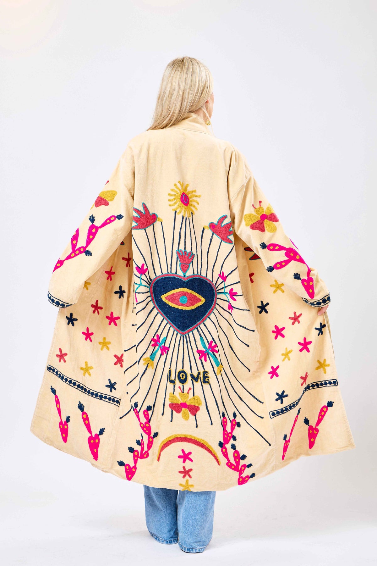 Solara Long Velvet Jacket