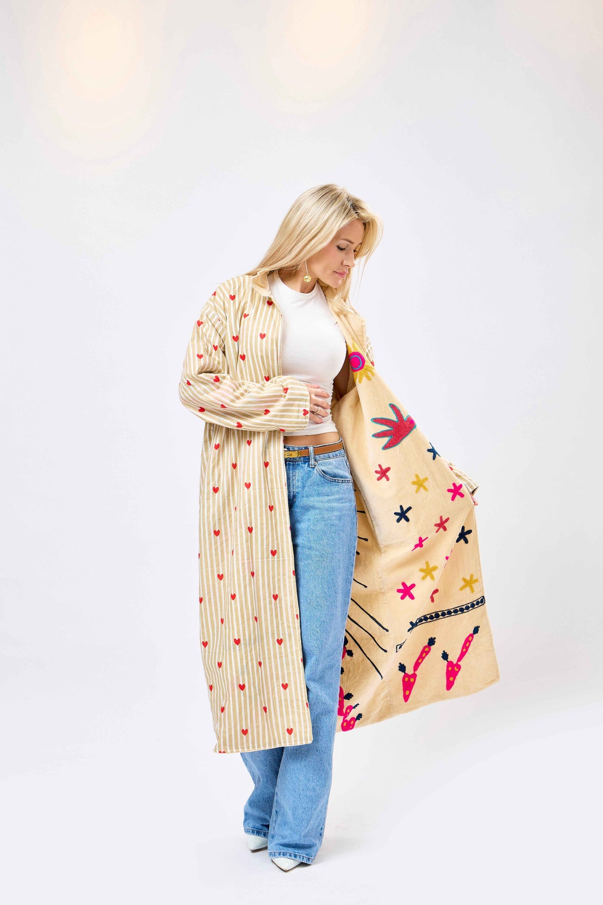 Solara Long Velvet Jacket