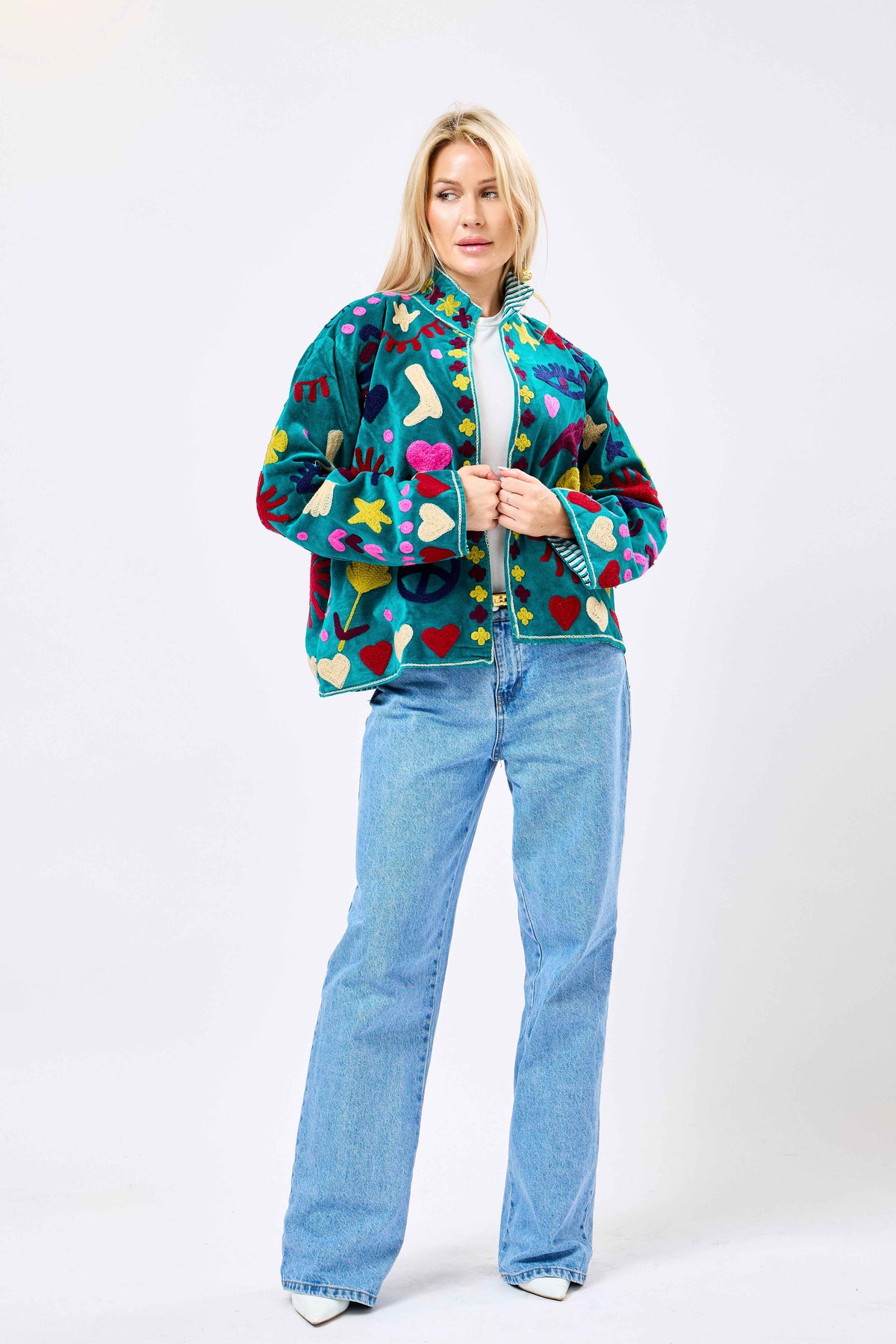 Calyra Short Velvet Jacket