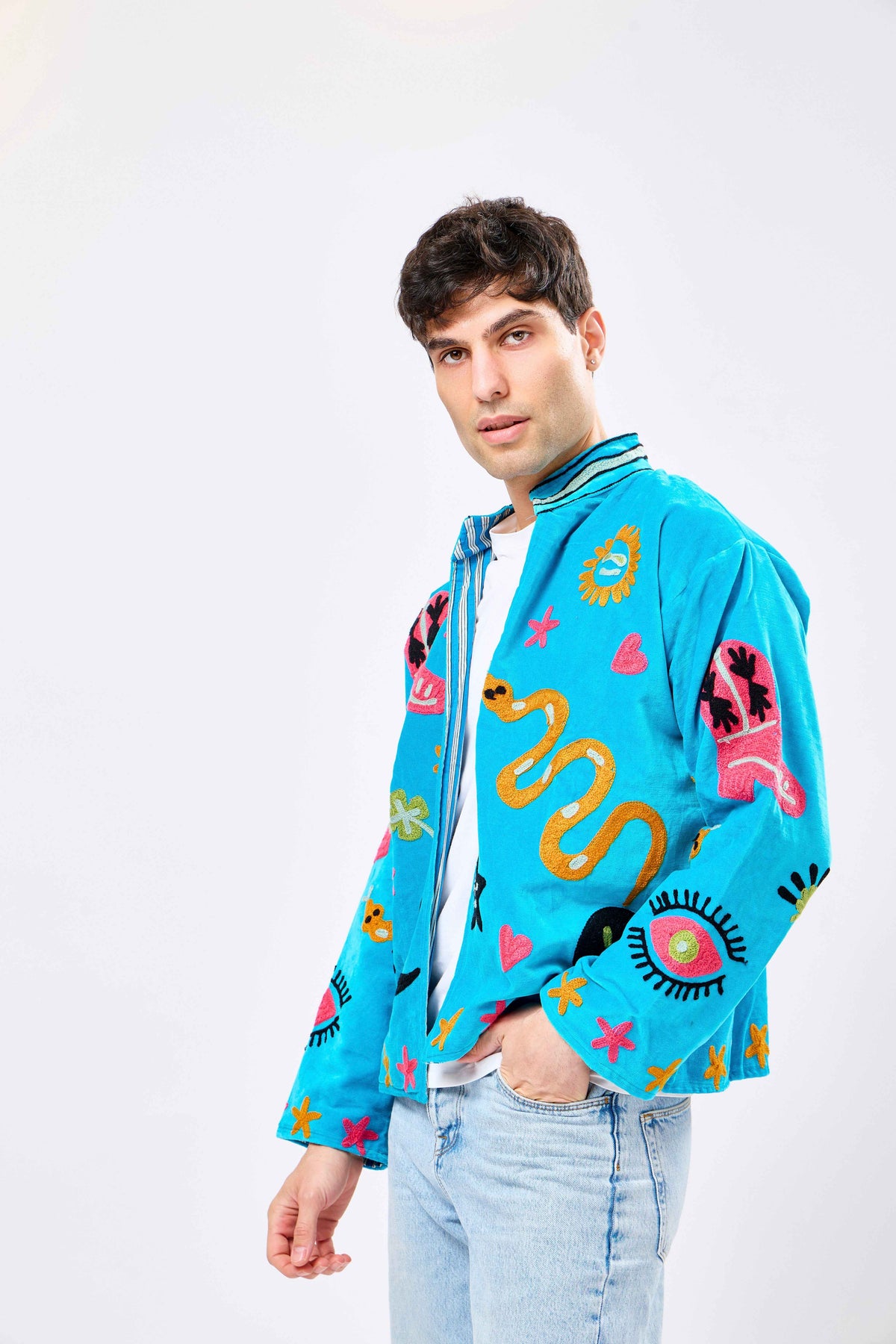 Serpelle Short Velvet Jacket