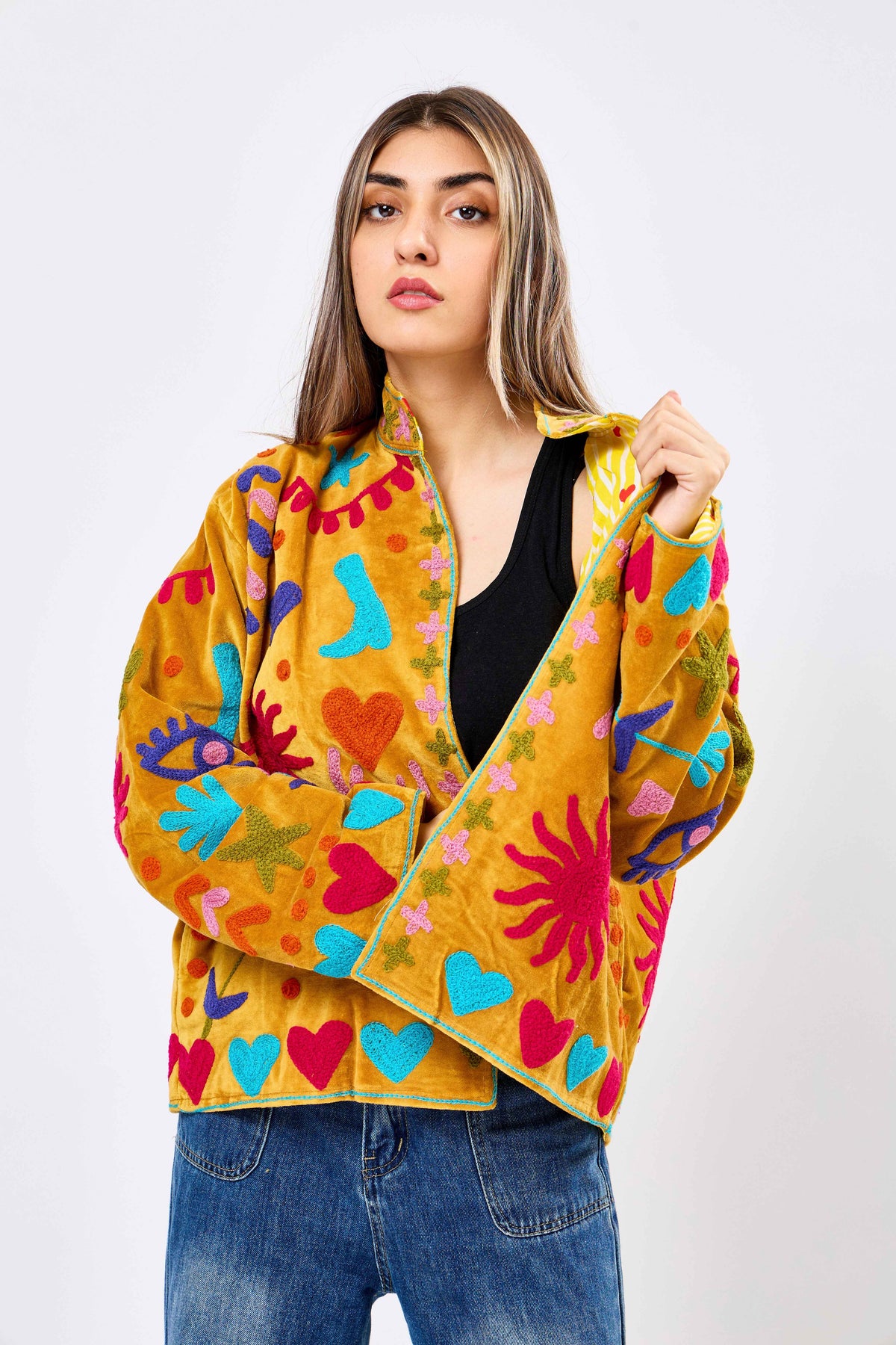 Valora Short Velvet Jacket