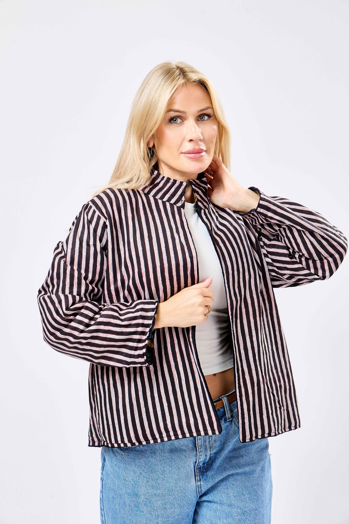Noirelle Short Velvet Jacket