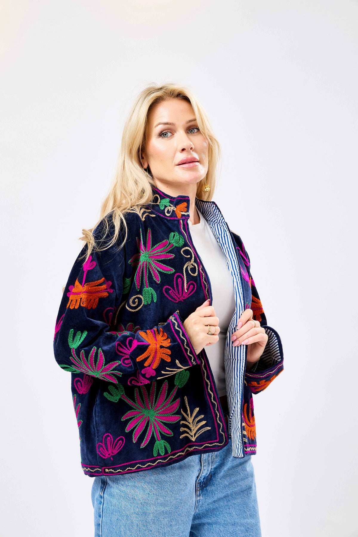 Noctira Short Velvet Jacket